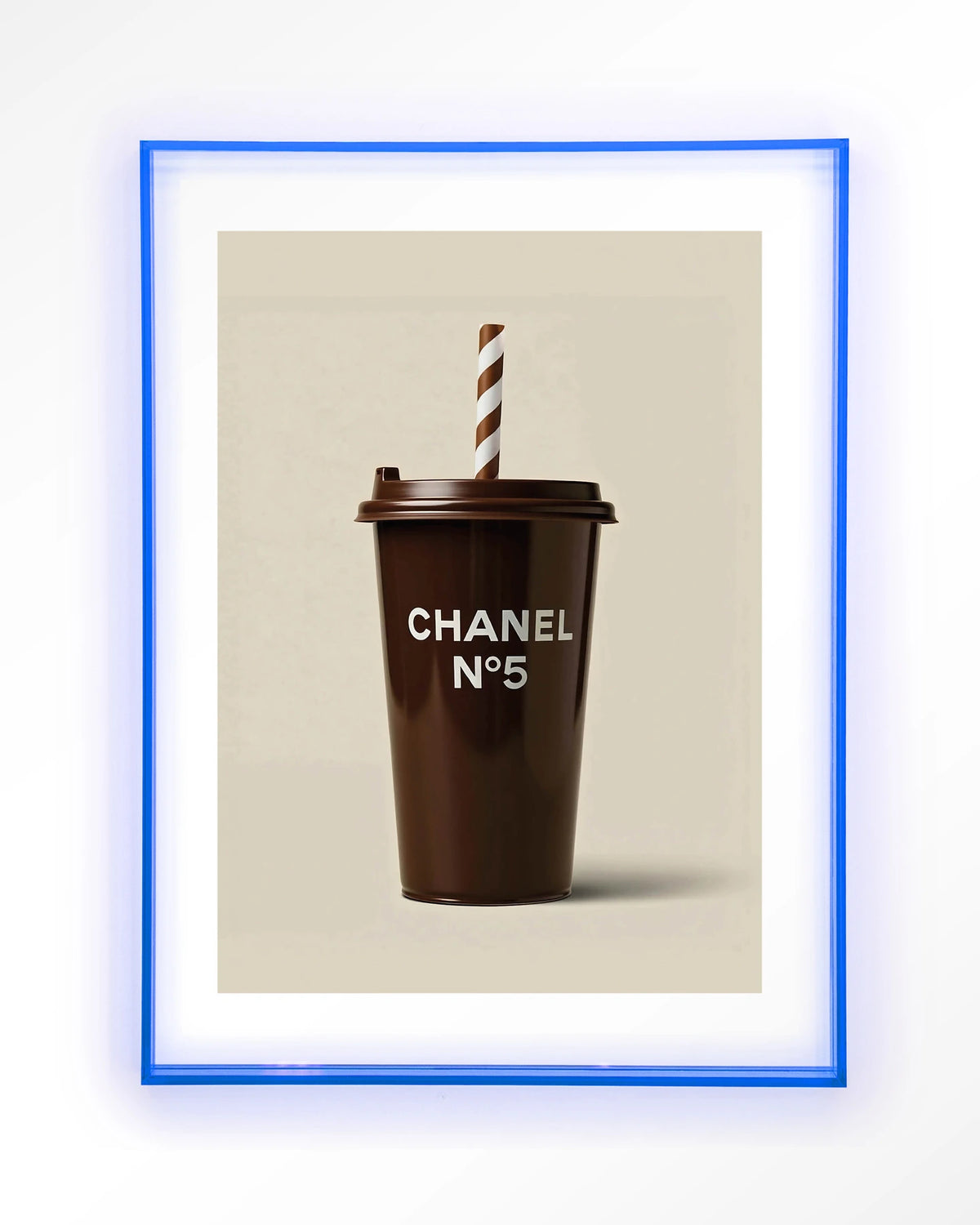 My Milkshake Brings – Art print – Acryl lichtblauw