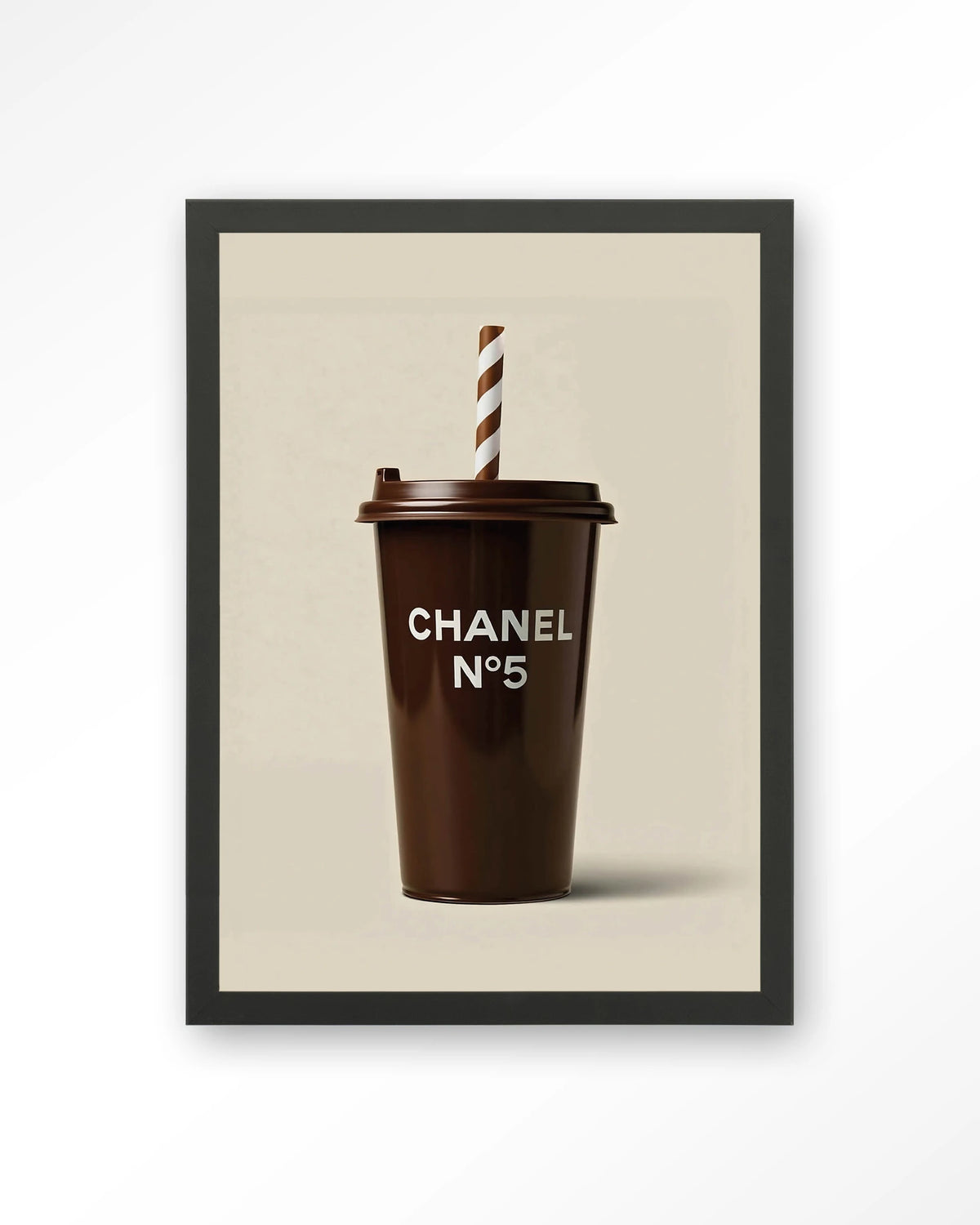 My Milkshake Brings – Art print – Hout zwart