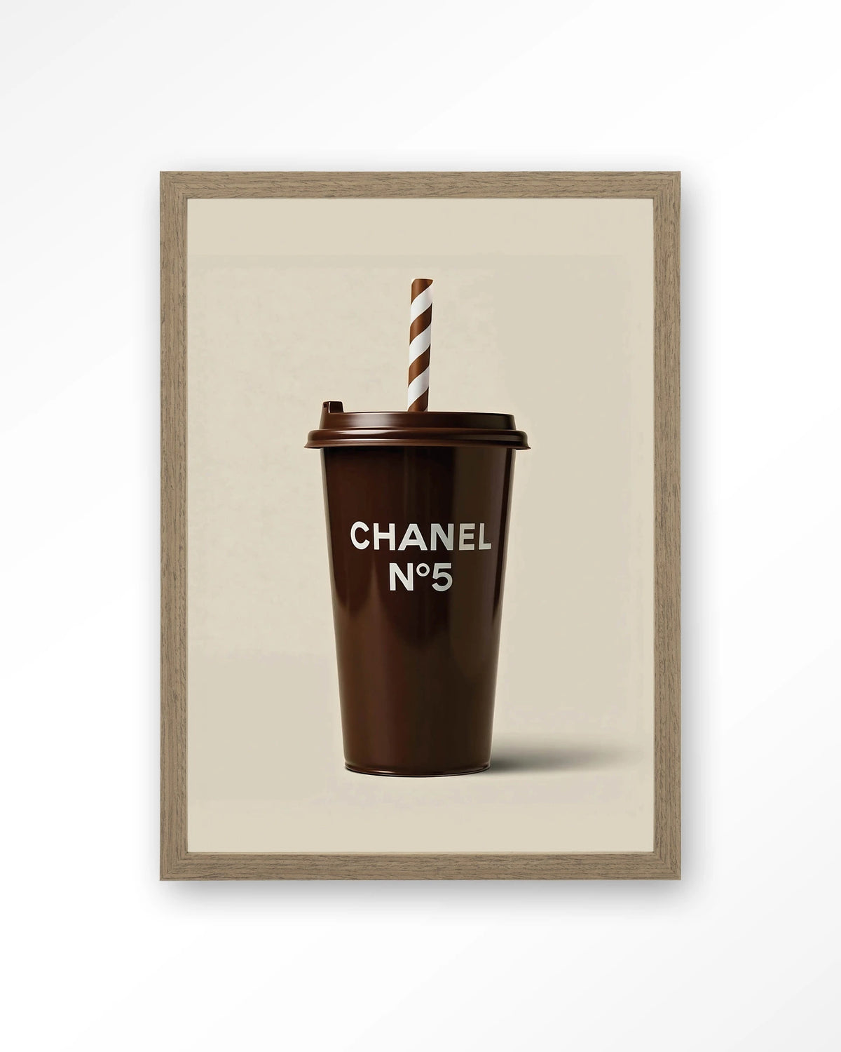 My Milkshake Brings – Art print – Hout bruin