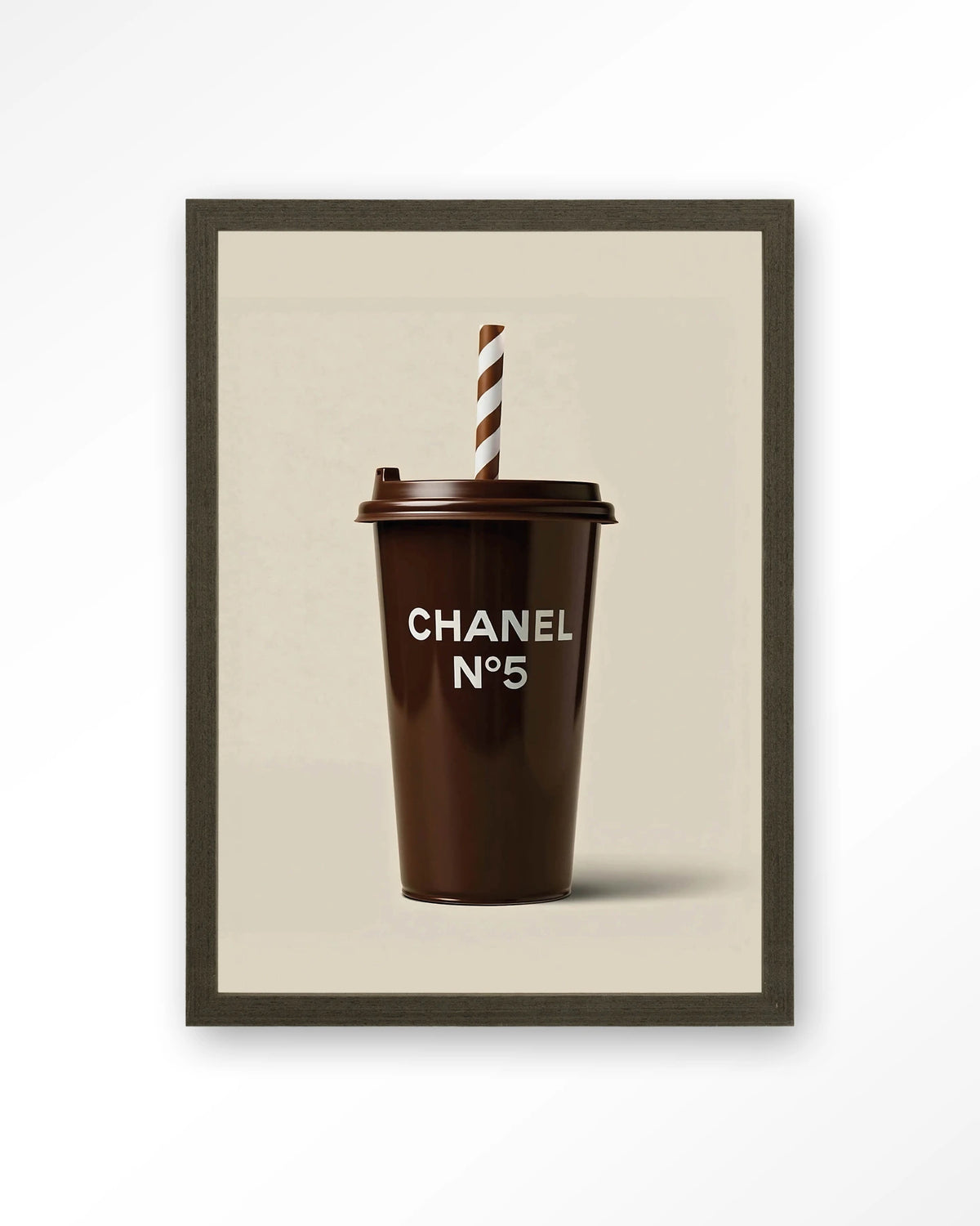 My Milkshake Brings – Art print – Hout donkerbruin