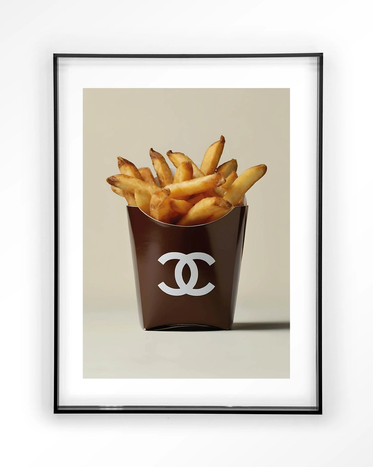 Luxury Fries – Art print – Acryl zwart