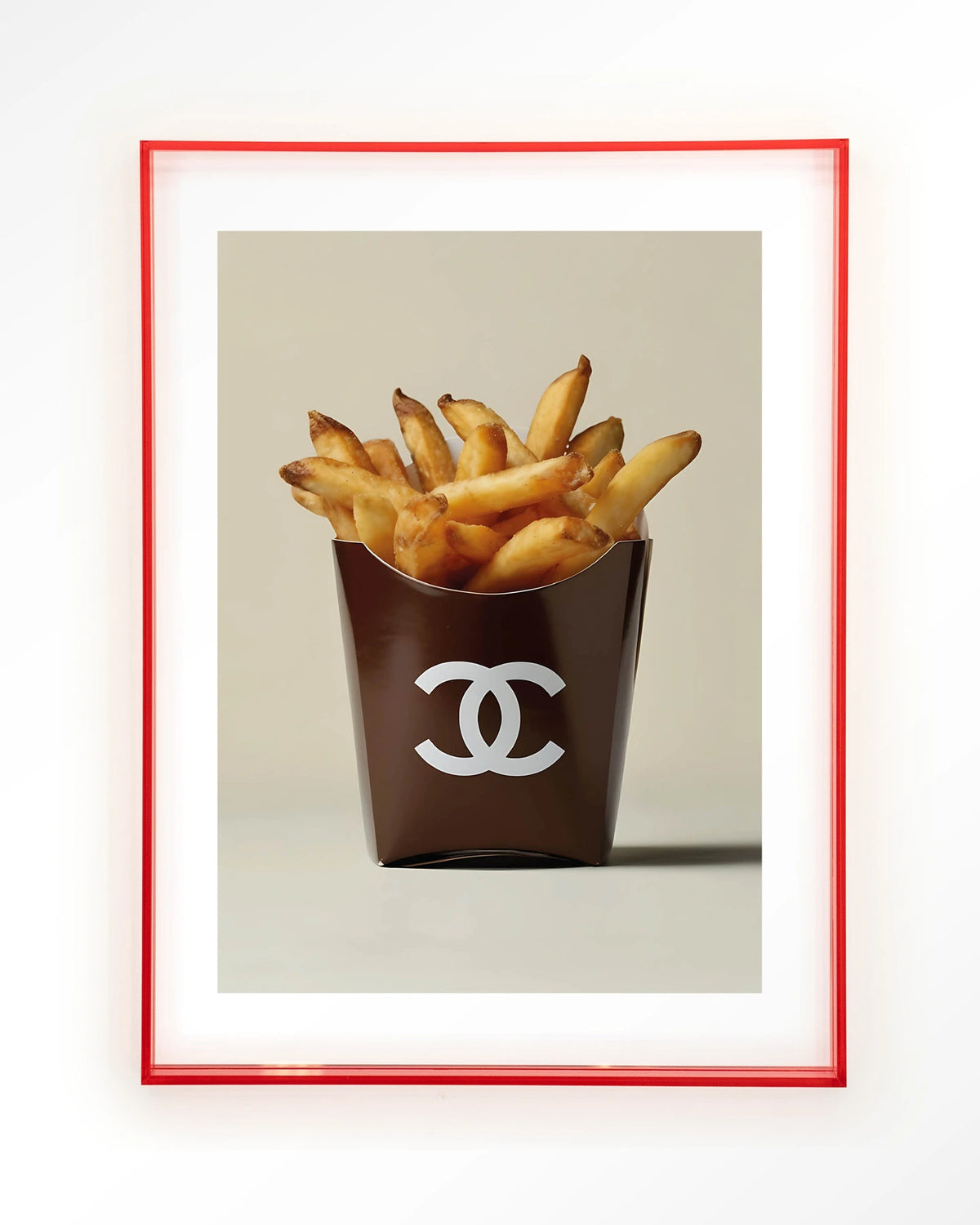 Luxury Fries – Art print – Acryl roze