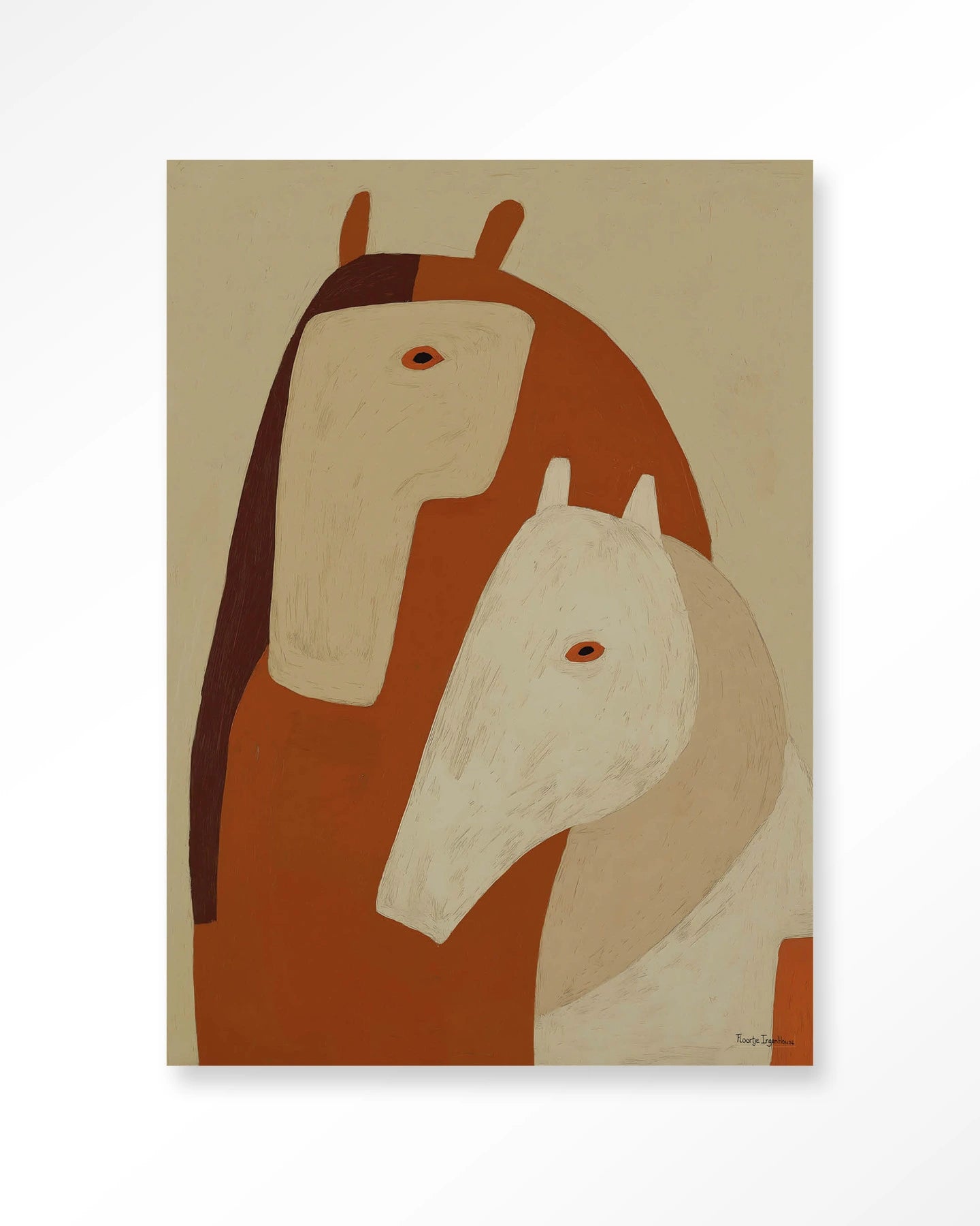 Held By Her – Art Print