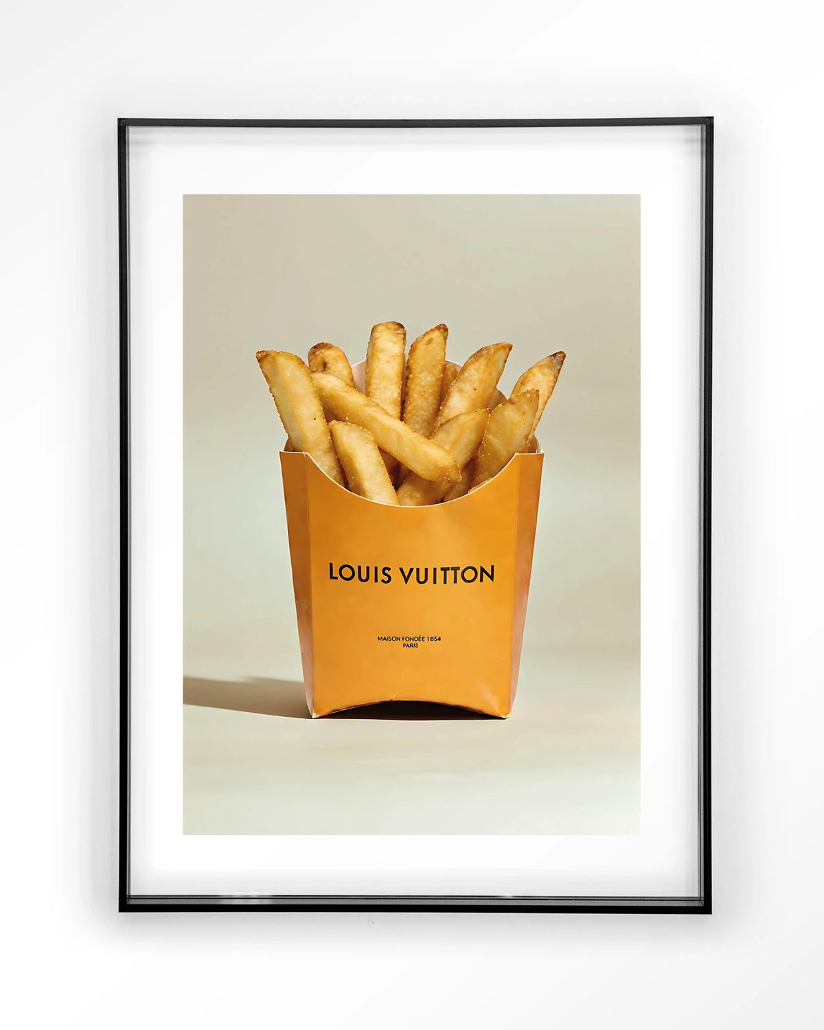 LV Fries – Art print – Acryl zwart