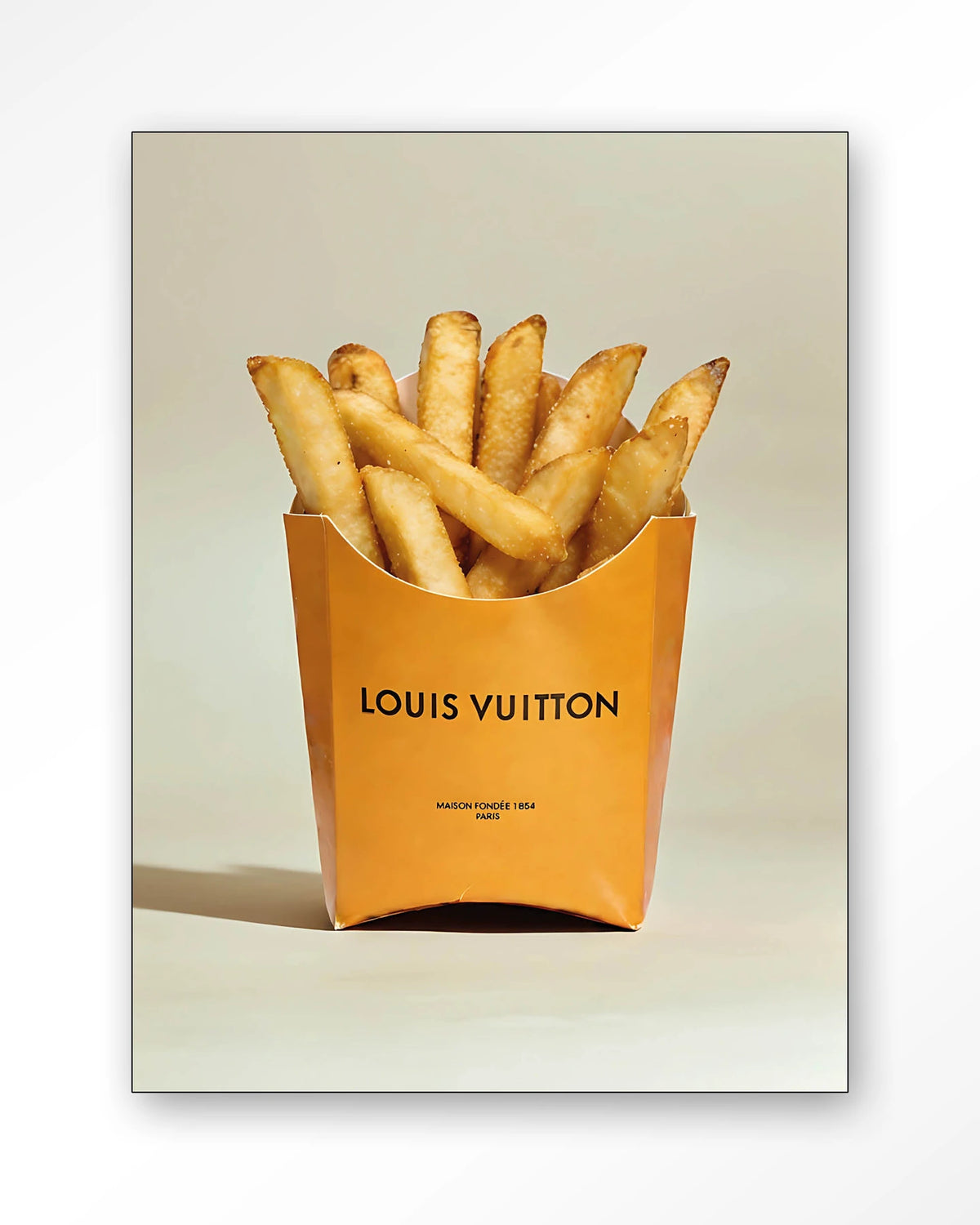 LV Fries – Wandkleed – Frame – zwart