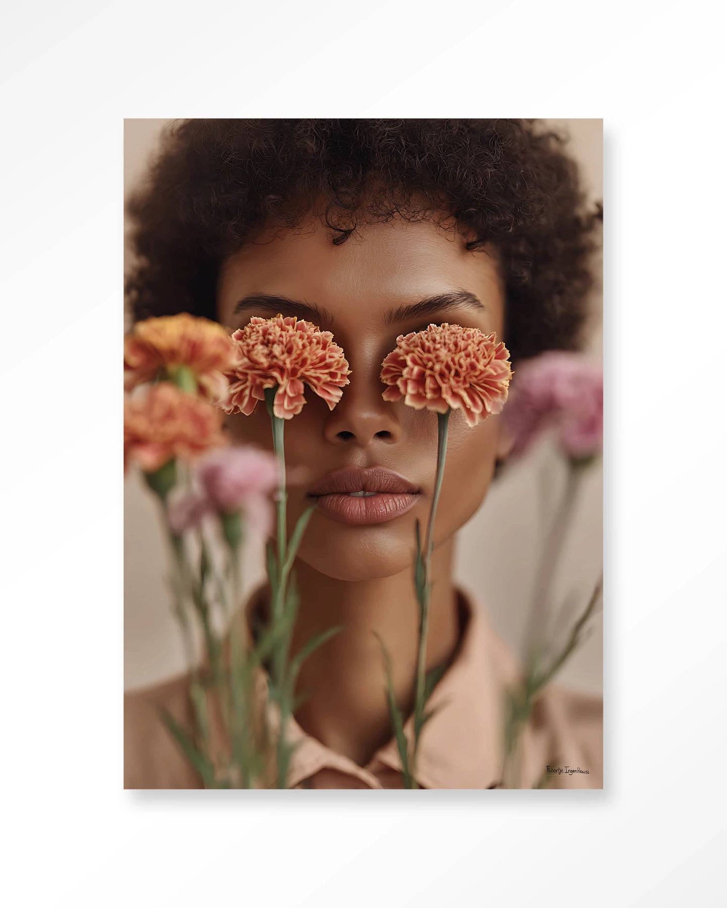 Carnation – Glasschilderij