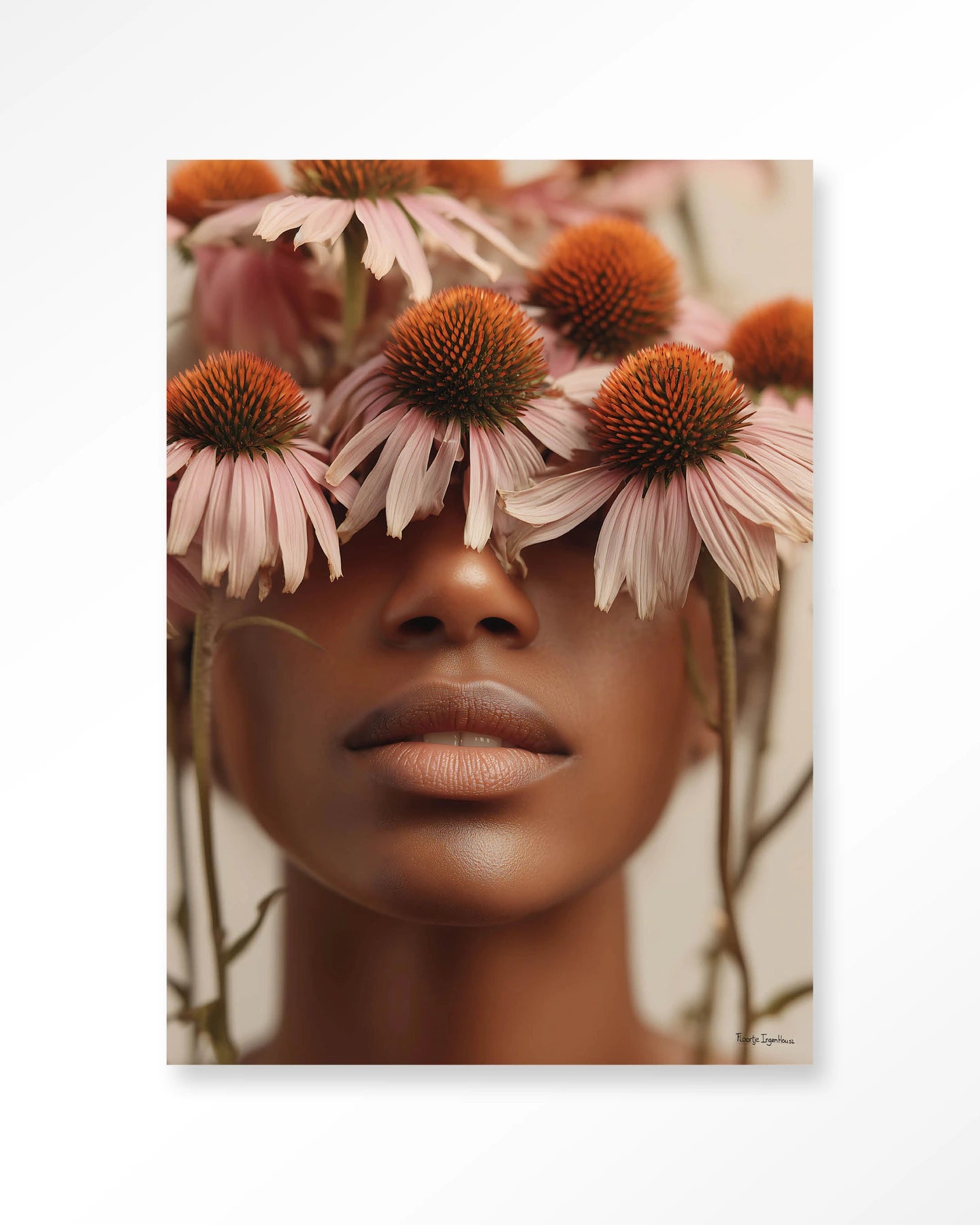 Coneflower – Glasschilderij