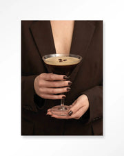 Espresso Martini – Glasschilderij