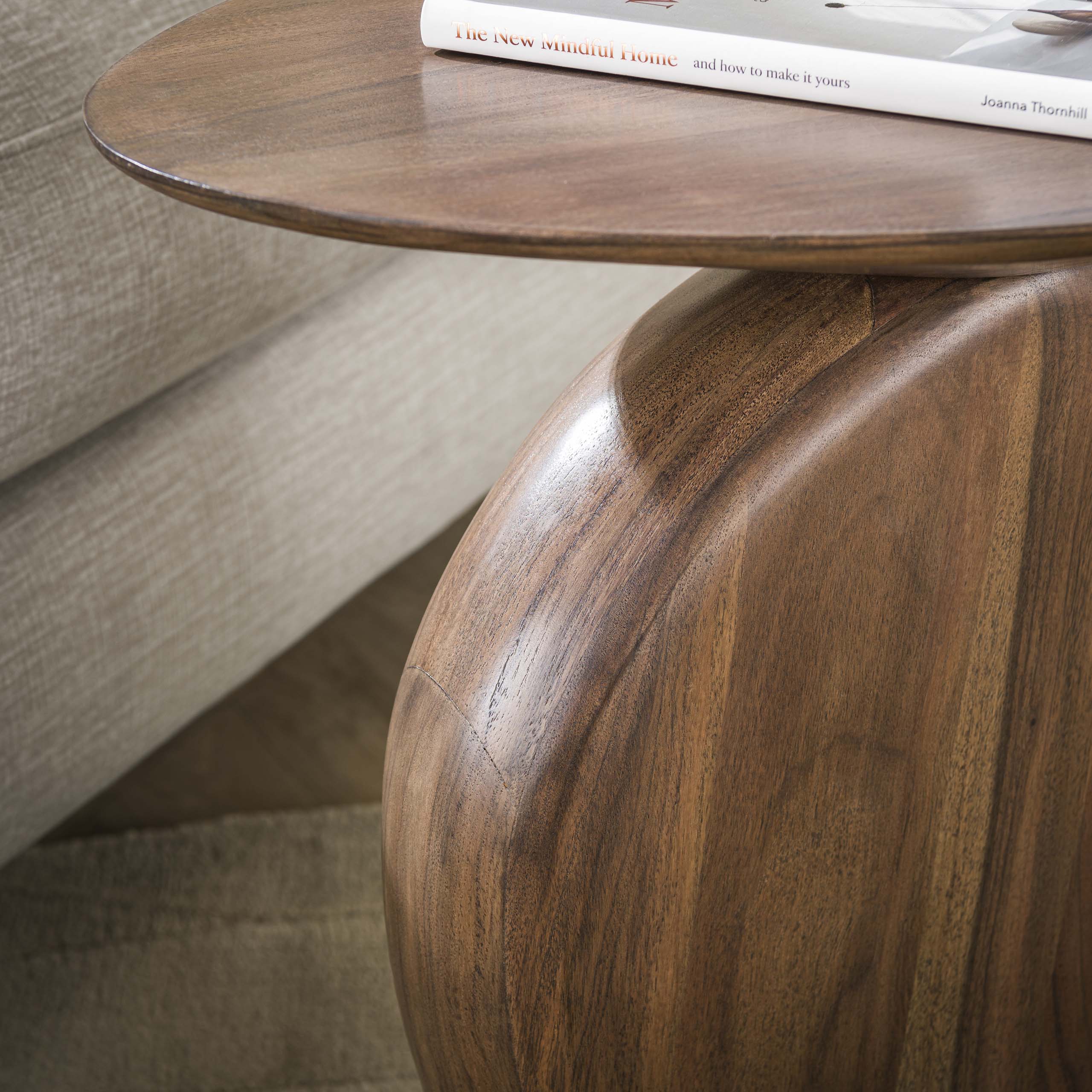 Bijzettafel Art Solid Massief Acacia Glaze Brown