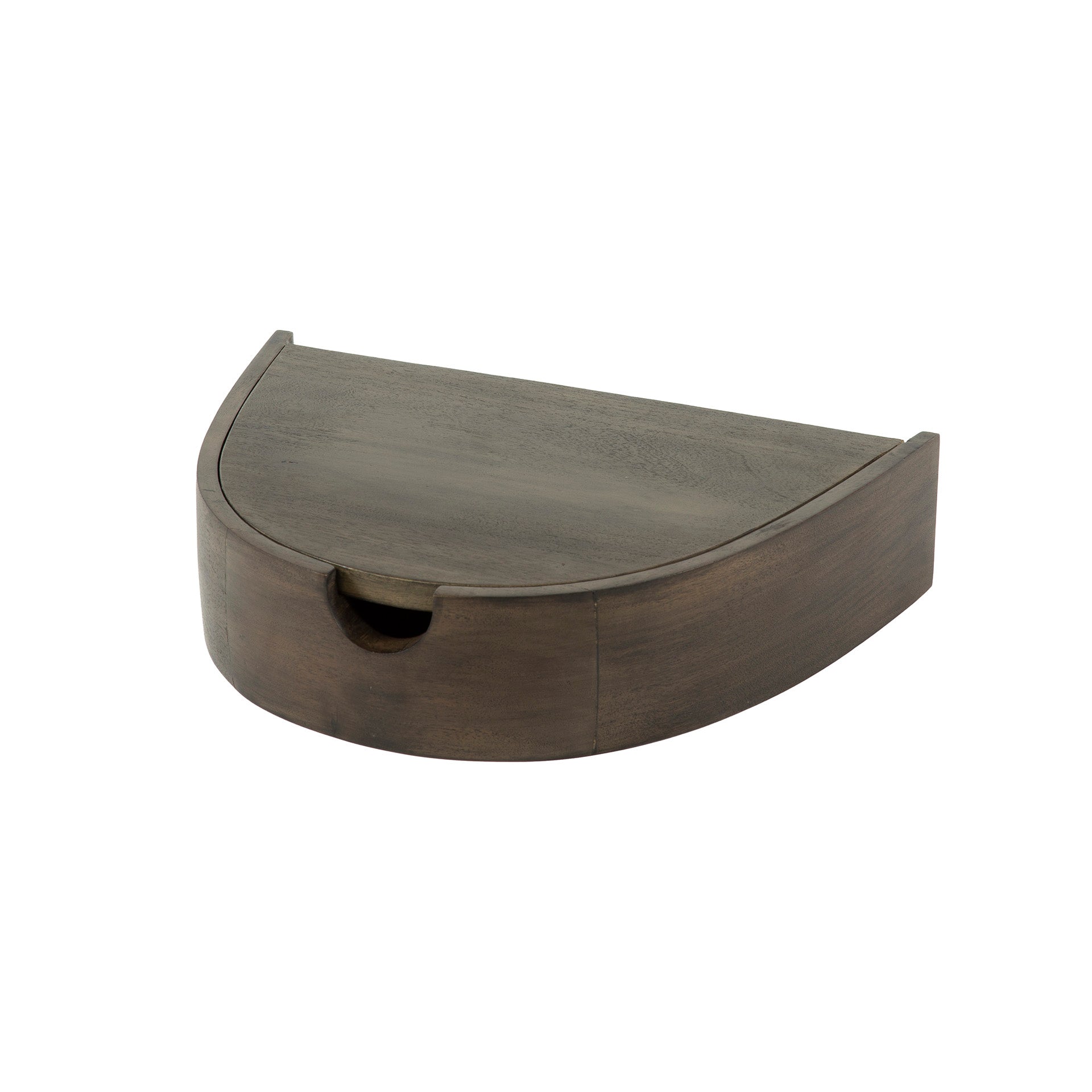 Nachtkastje Cove Zwevend 1 Lade Massief Acacia Glaze Brown