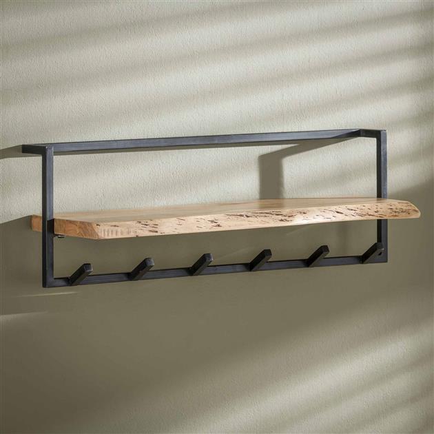 Kapstok edge shelve 6 haken