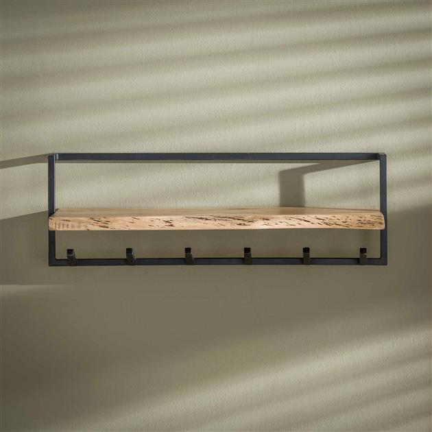 Kapstok edge shelve 6 haken