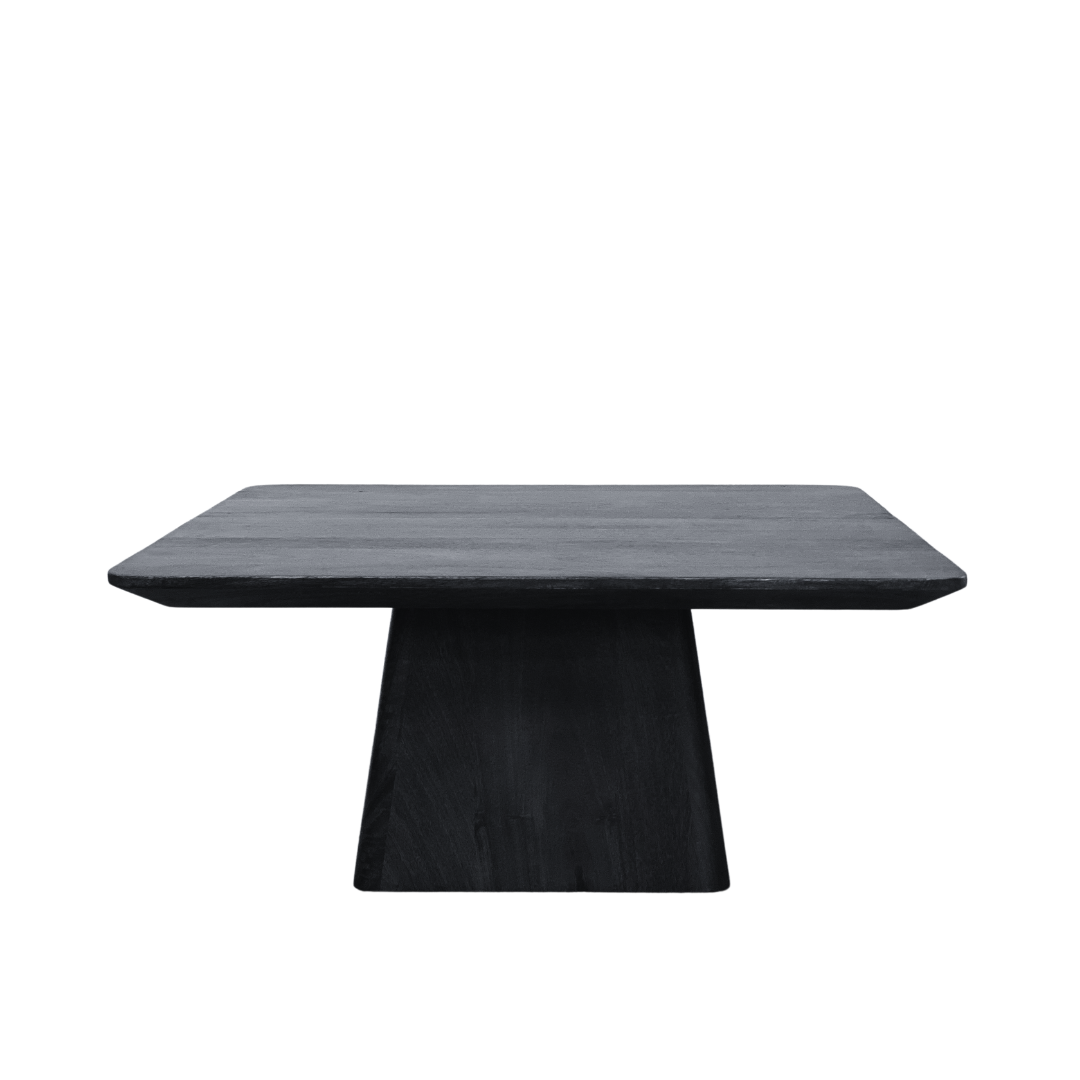 Salontafel vierkant 80 x 80 cm Zwart