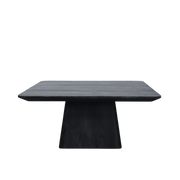 Salontafel vierkant 80 x 80 cm Zwart