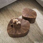 Salontafel Maya Teak XL vierhoekig set van 2 / Massief teak espresso