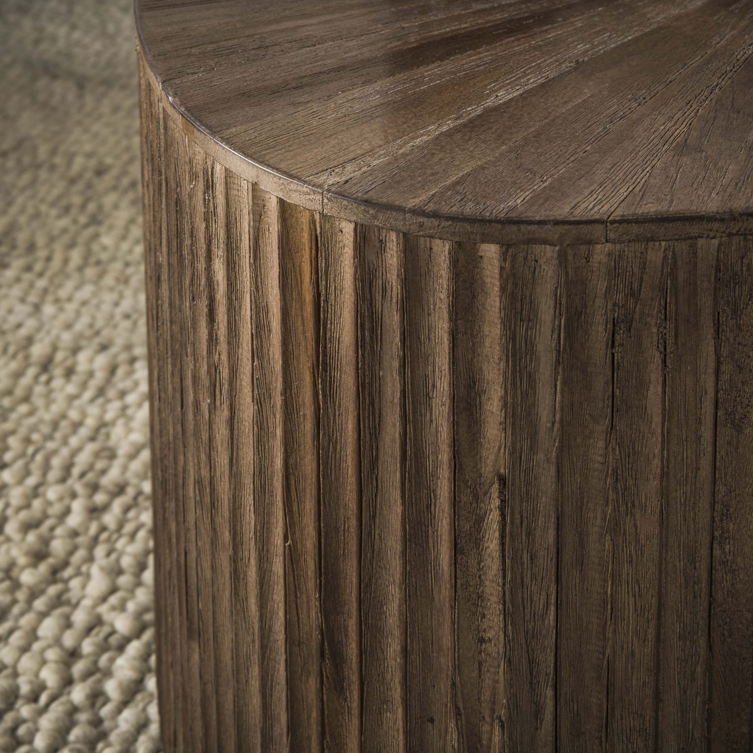 Salontafel Maya Teak Xl Vierhoekig Set Van 2 Massief Teak Espresso
