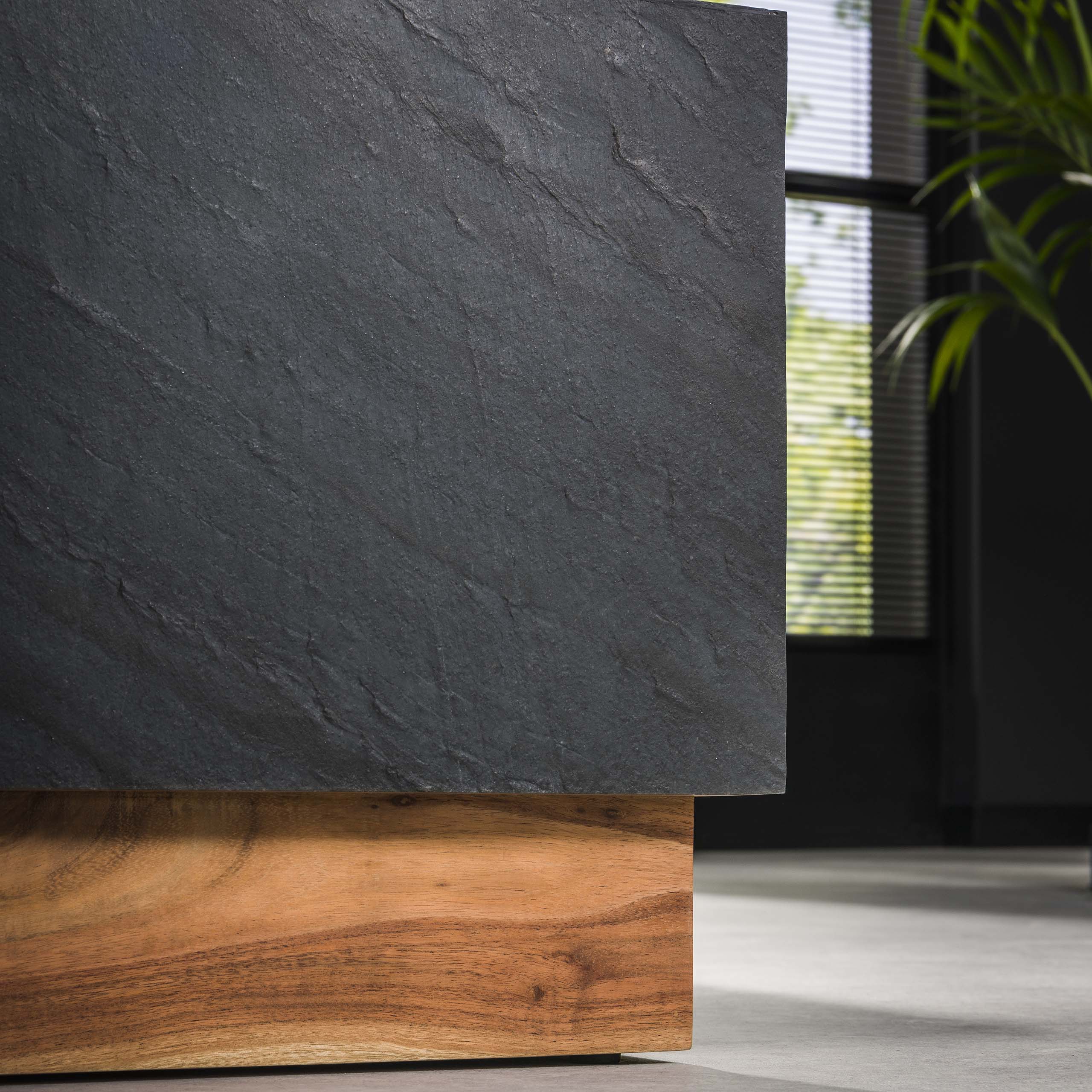 Salontafel Blox Slate Set Van 2 Leisteen