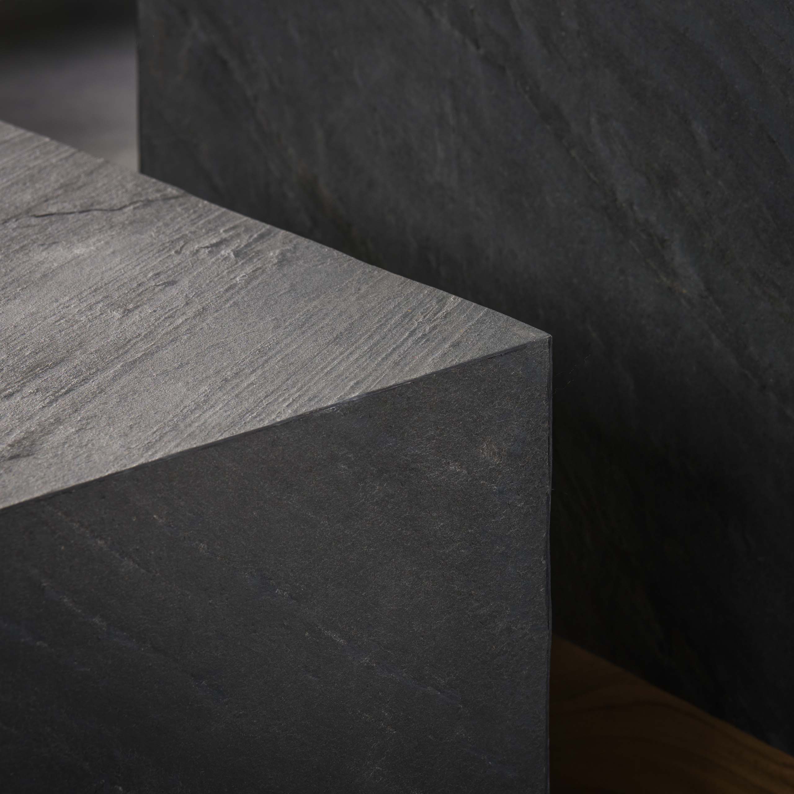 Salontafel Blox Slate Set Van 2 Leisteen