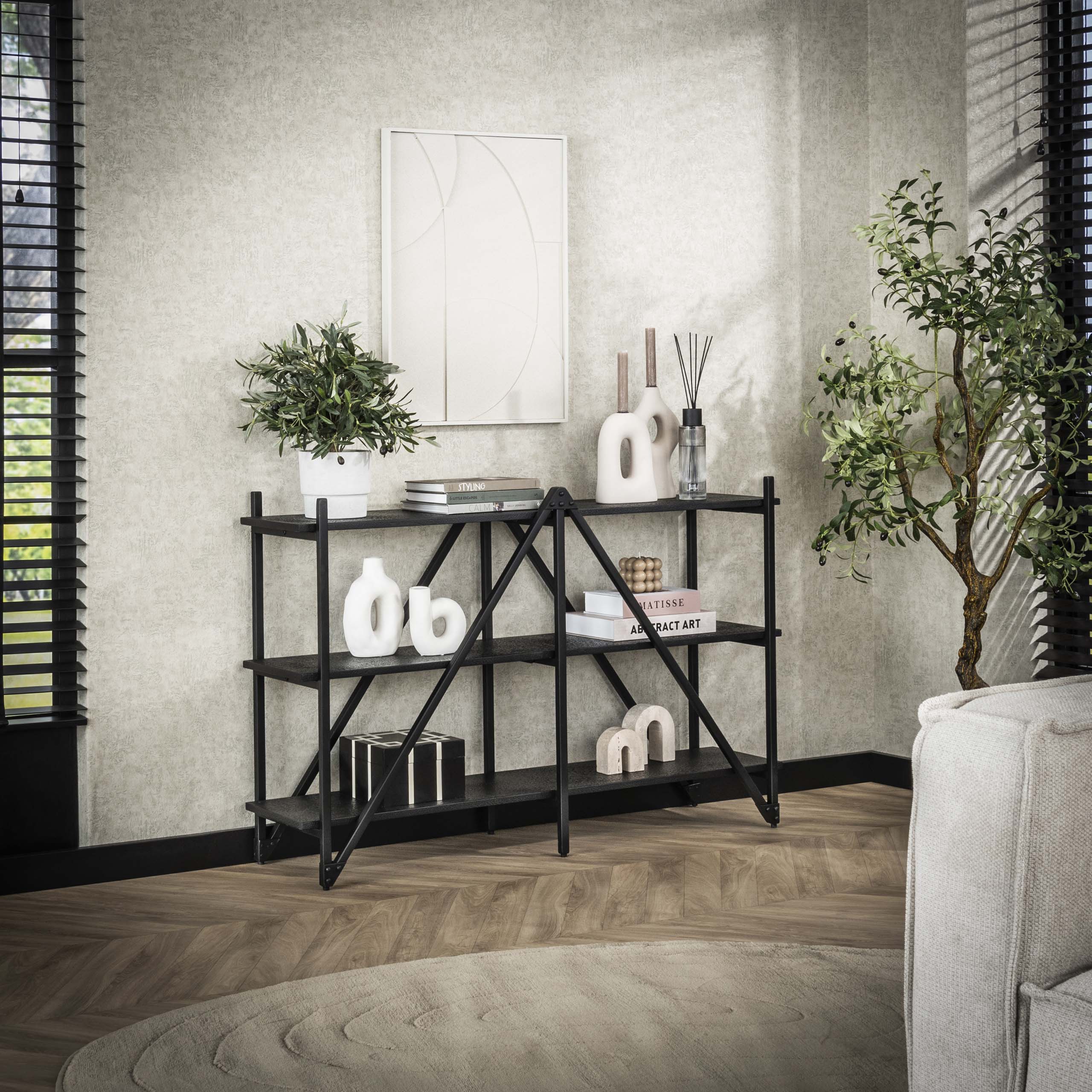 Wandrek Piega 3 laags 130cm / Grijs