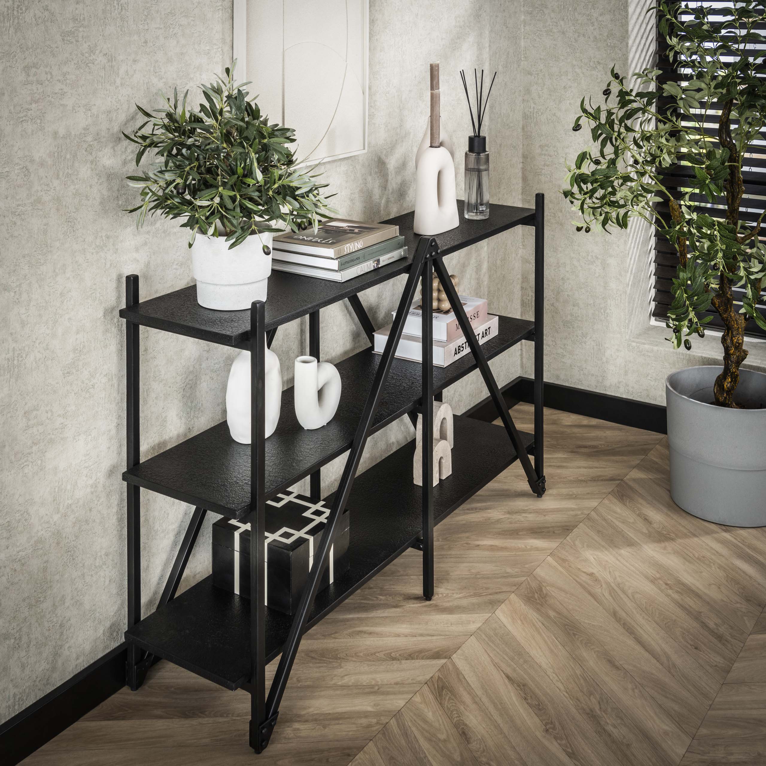 Wandrek Piega 3 Laags 130Cm Grijs