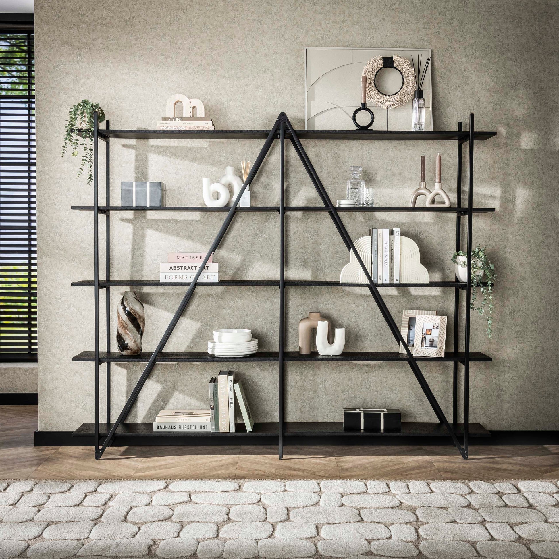 Wandrek Piega 5 laags 220cm / Grijs