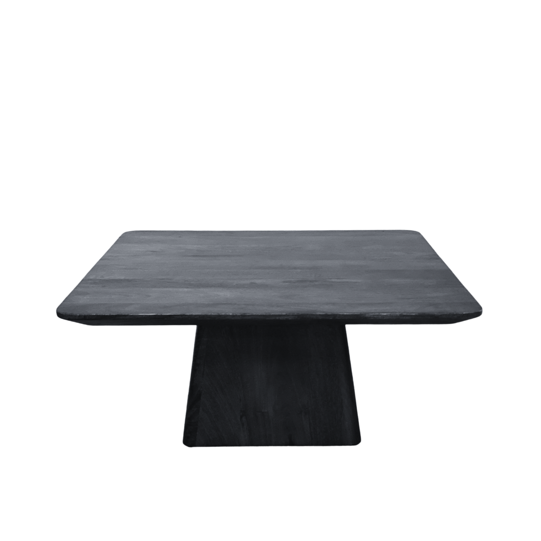 Salontafel vierkant 80 x 80 cm Zwart