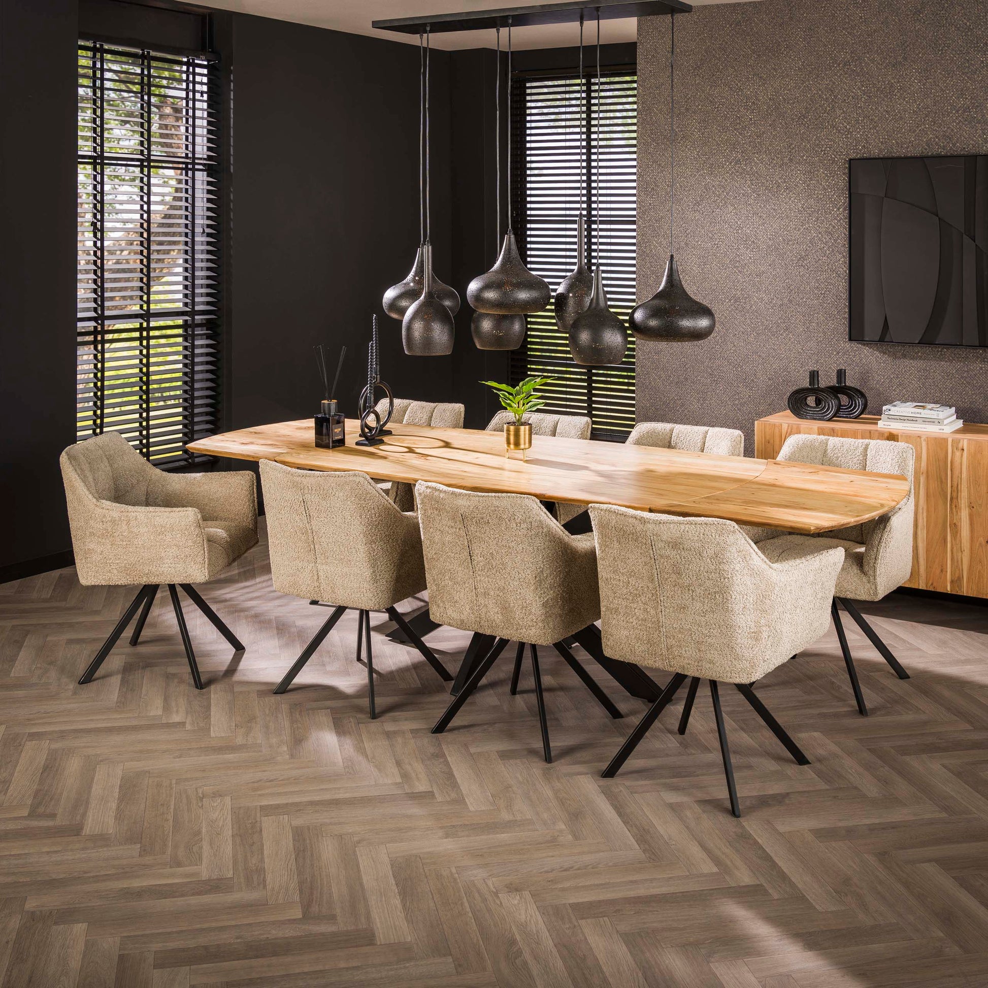Eettafel Extend 175/275cm / Massief acacia