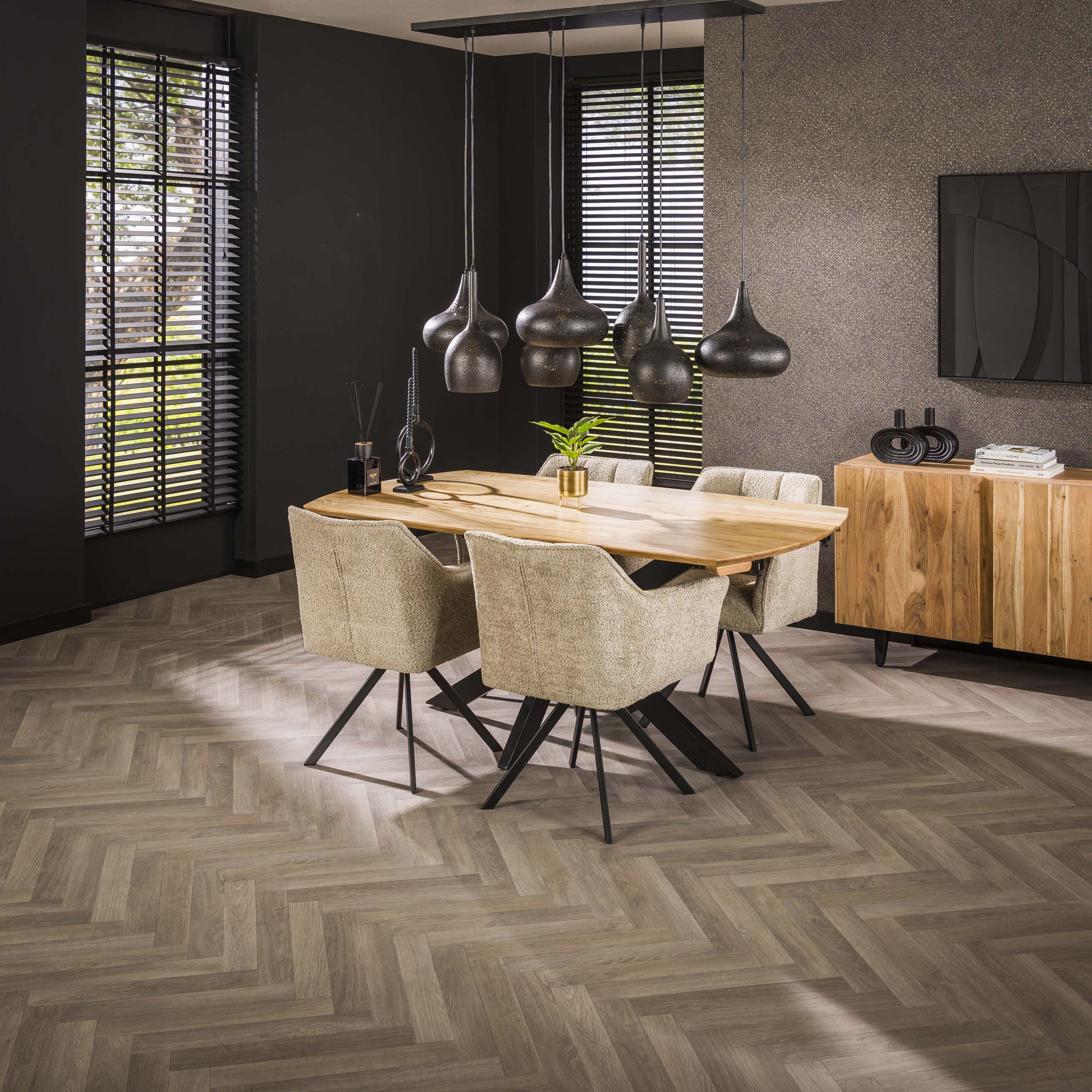 Eettafel Extend 175 275Cm Massief Acacia