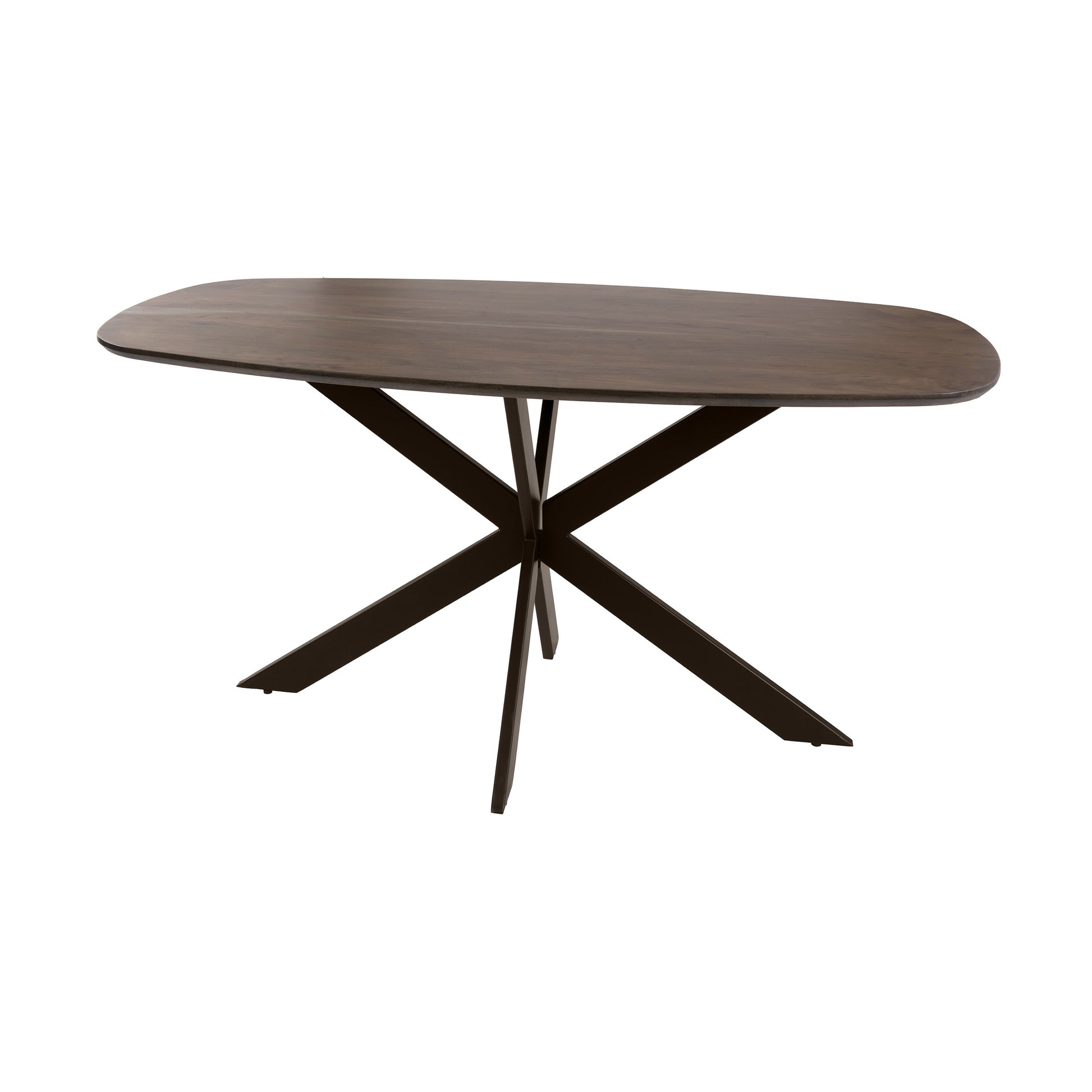 Eettafel Arhus Solid deens ovaal 150cm / Massief acacia bruin