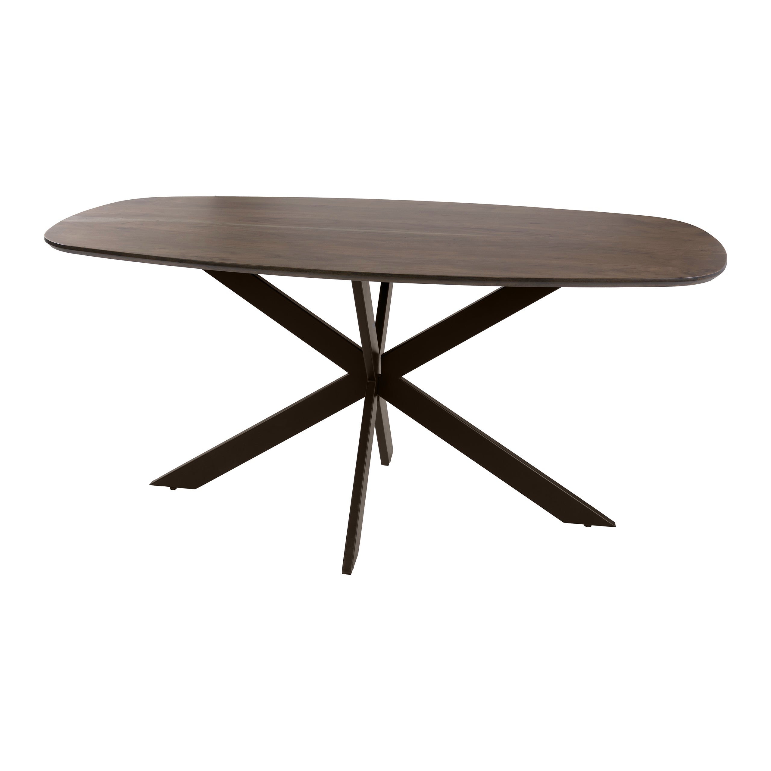 Eettafel Arhus Solid deens ovaal 180cm / Massief acacia bruin