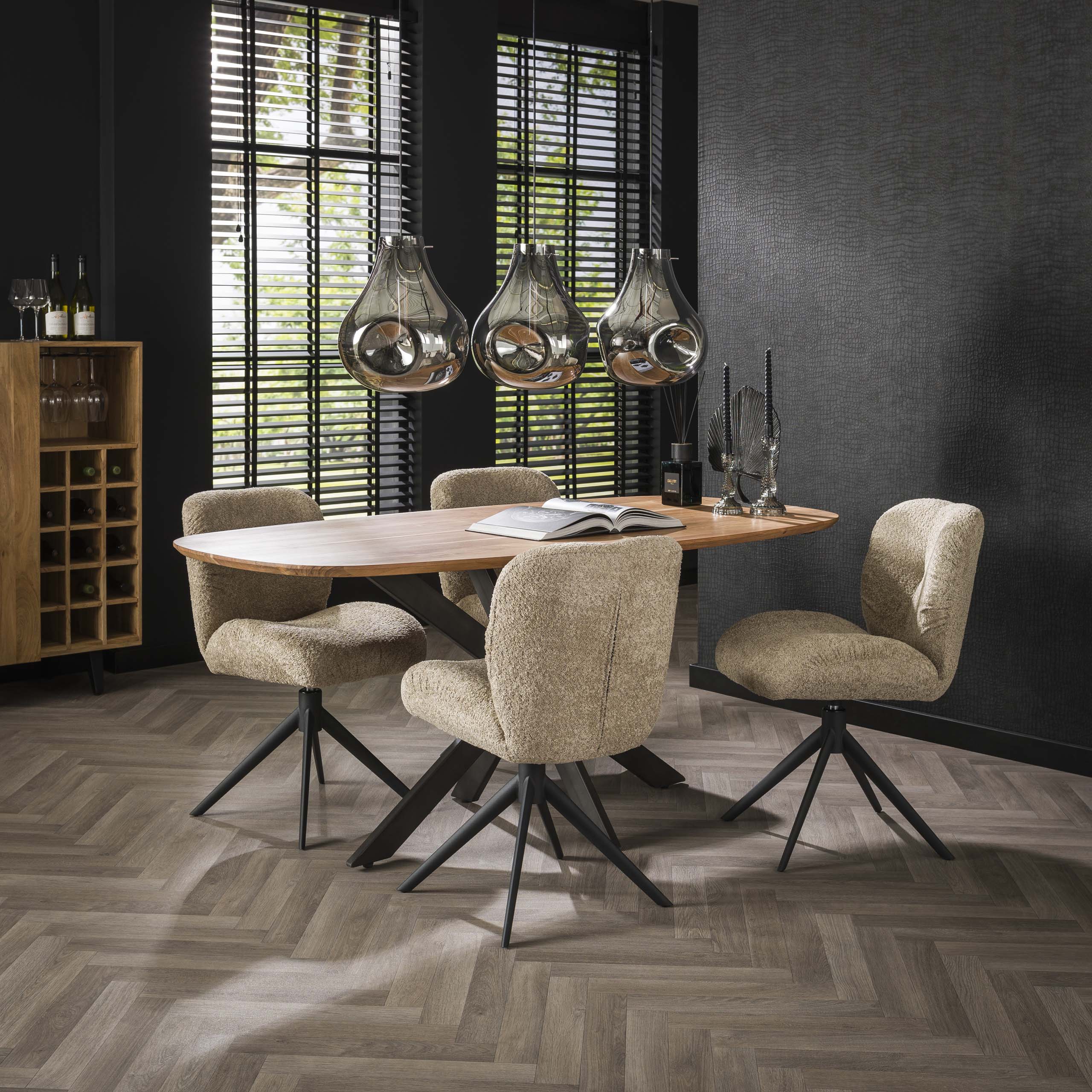 Eettafel Arhus Solid deens ovaal 180cm / Massief acacia