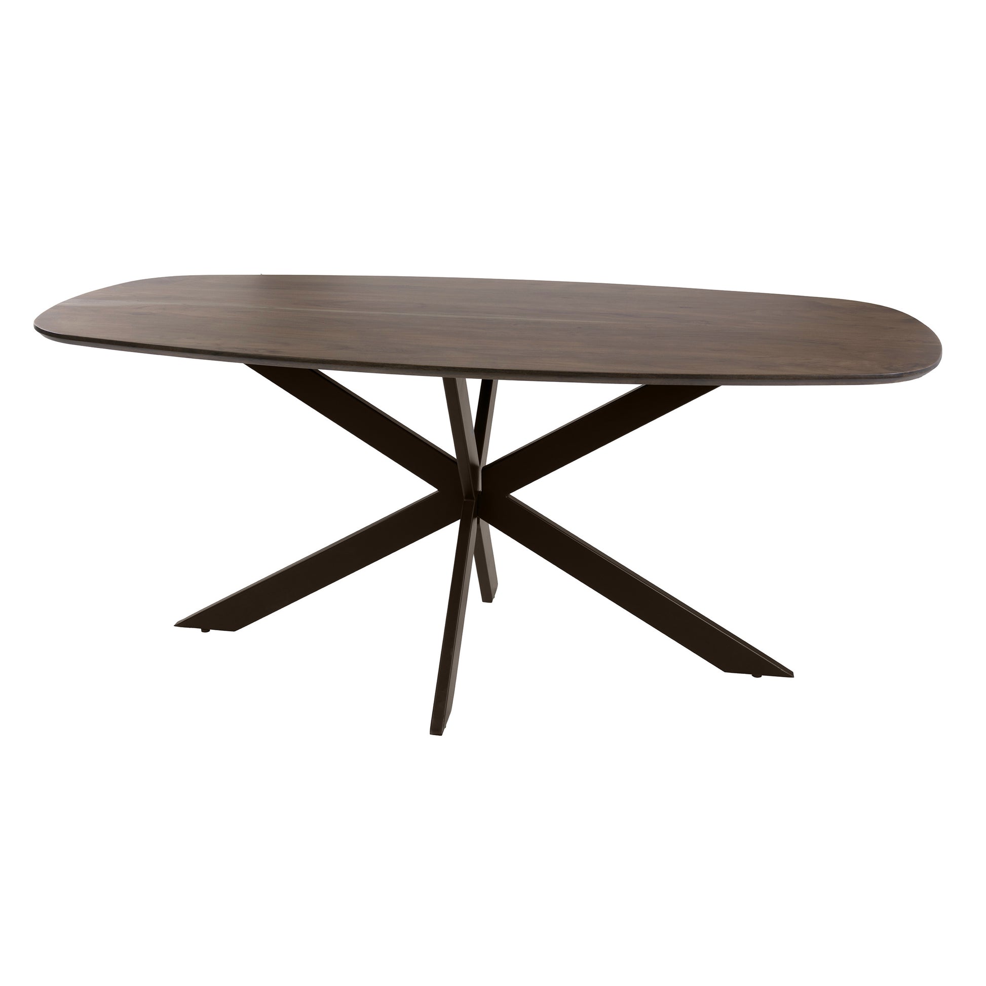 Eettafel Arhus Solid deens ovaal 215cm / Massief acacia bruin