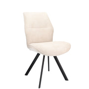 Eetkamerstoel Jade Stof Mito Natural Leg Black