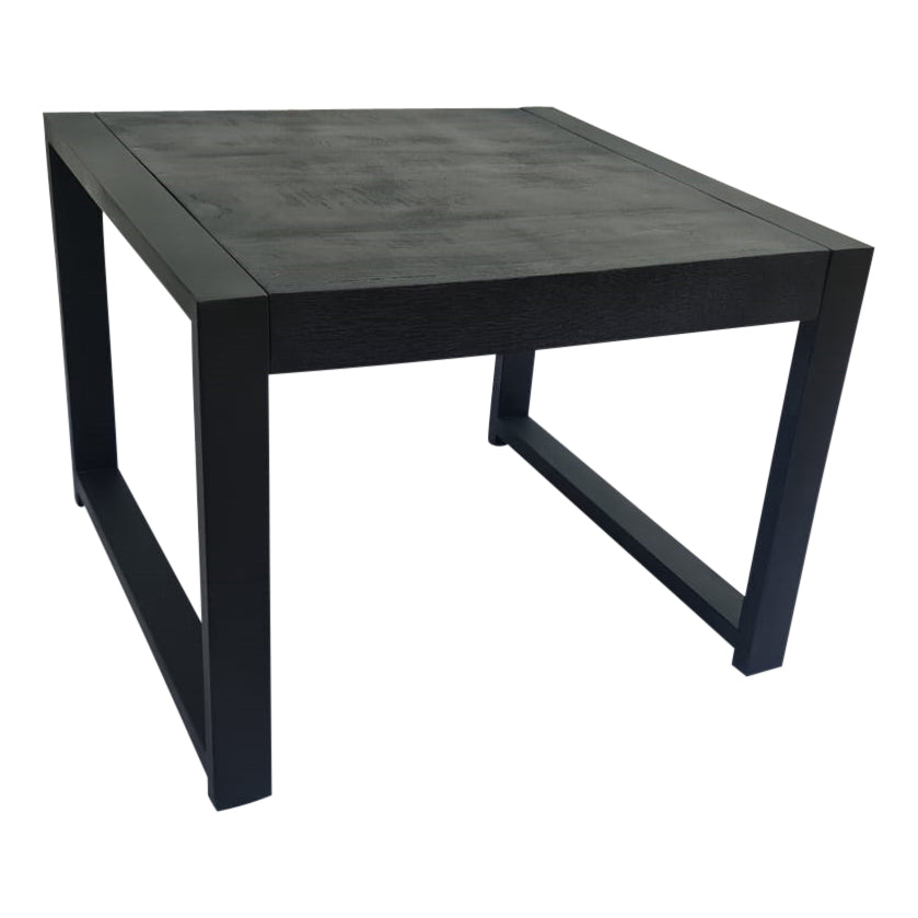 Bijzettafel Boaz Zwart Mangohout 60 cm