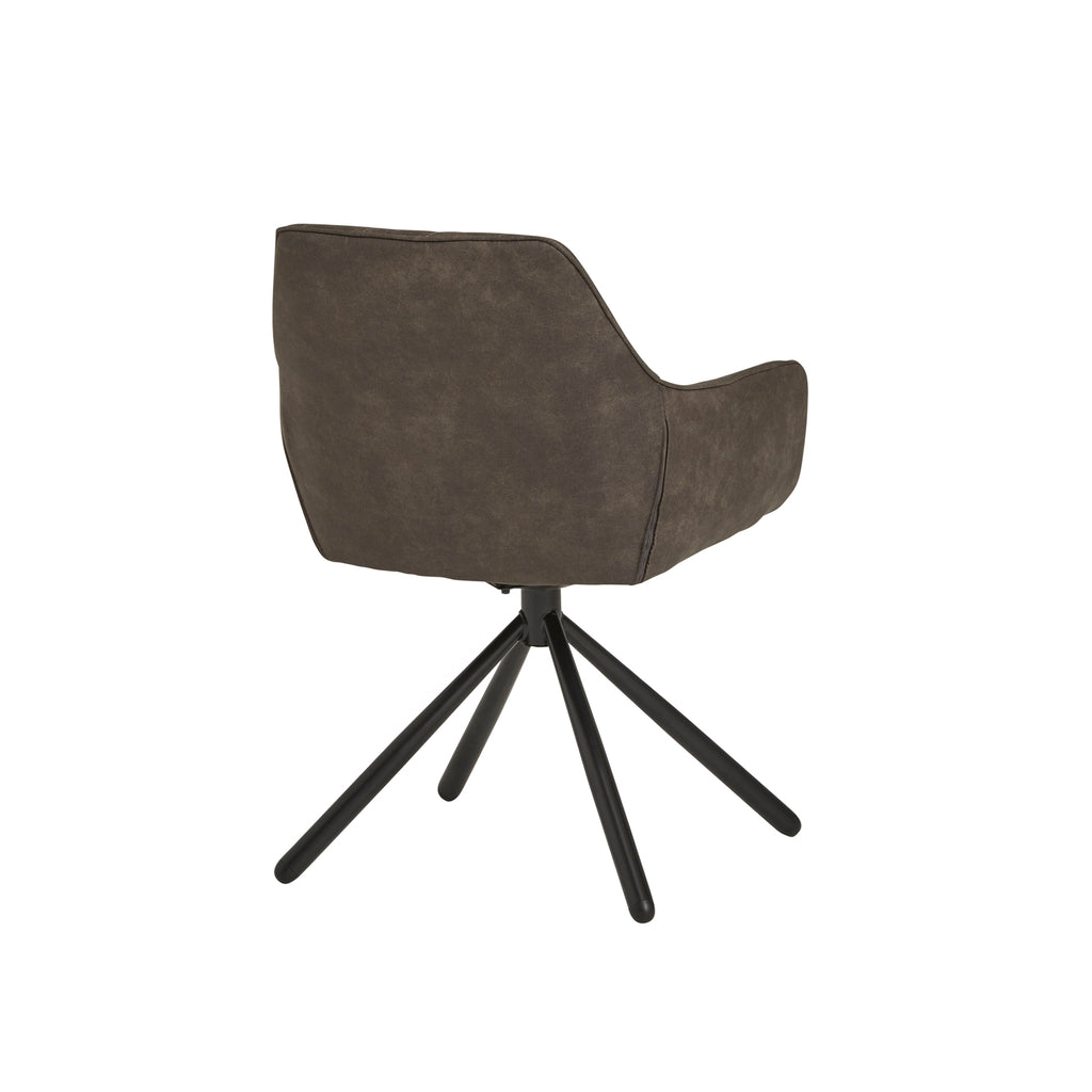 Rebel Spider eetkamerstoel - draaipoot 180ARS - Cowboy - Grey 104