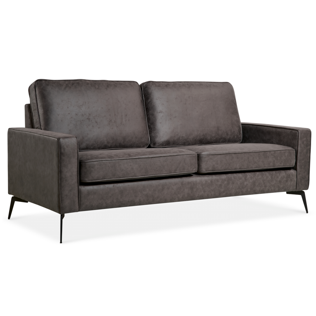 2-zitsbank Noa - Microleder Antraciet