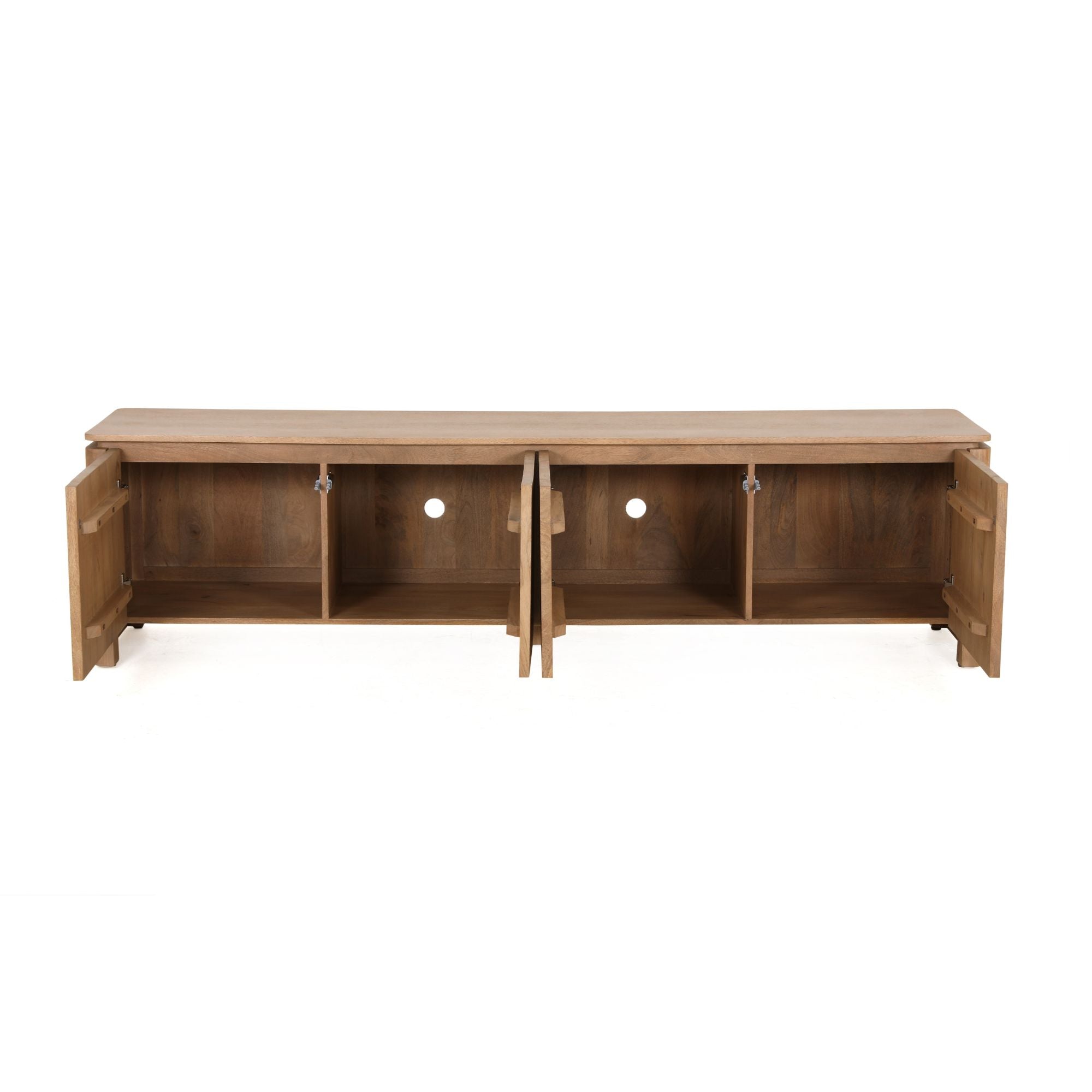 Tv meubel Dallas Naturel Mangohout 210 cm - foto 12