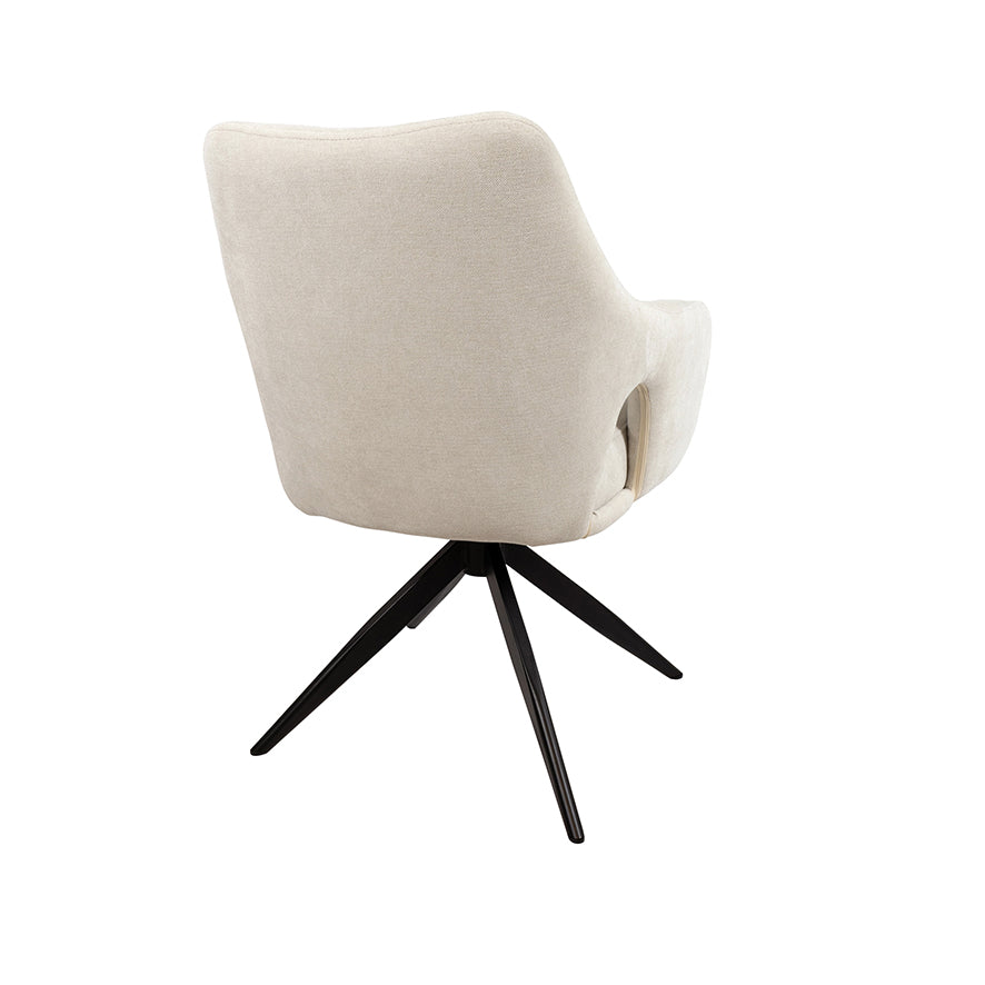 Marley eetkamerstoel - 360ARS - Storm - Ecru 02