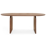 Eettafel Bella Tabacco - 180 cm - eettafel van mangohout, vooraanzicht