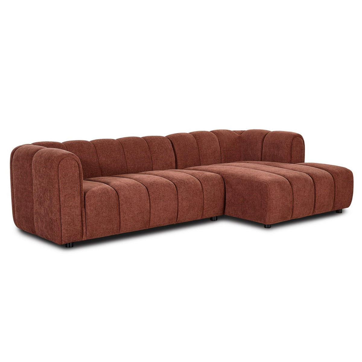 Hoekbank Fay - Burgundy rechts