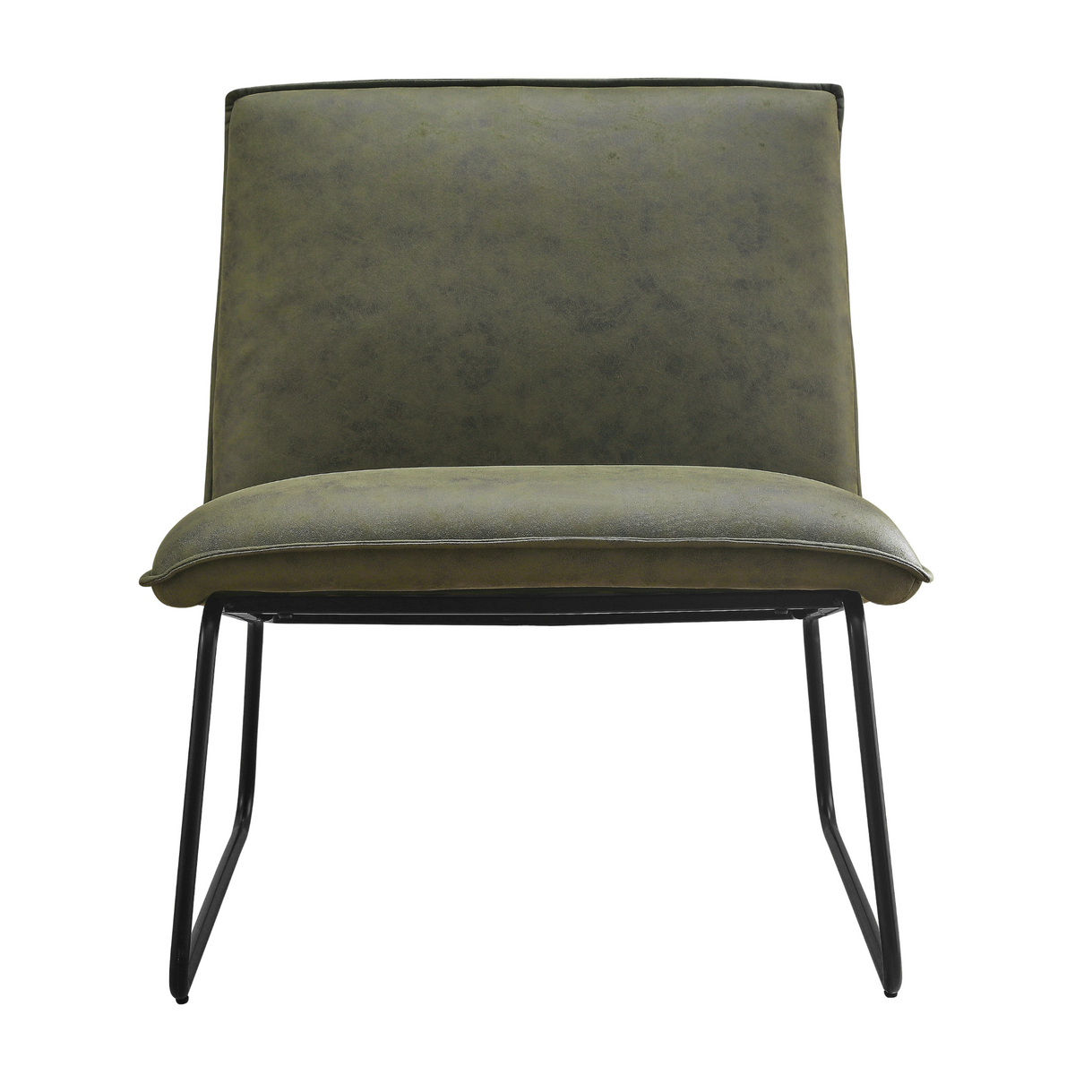 Fauteuil James - Microleder Groen – foto 3