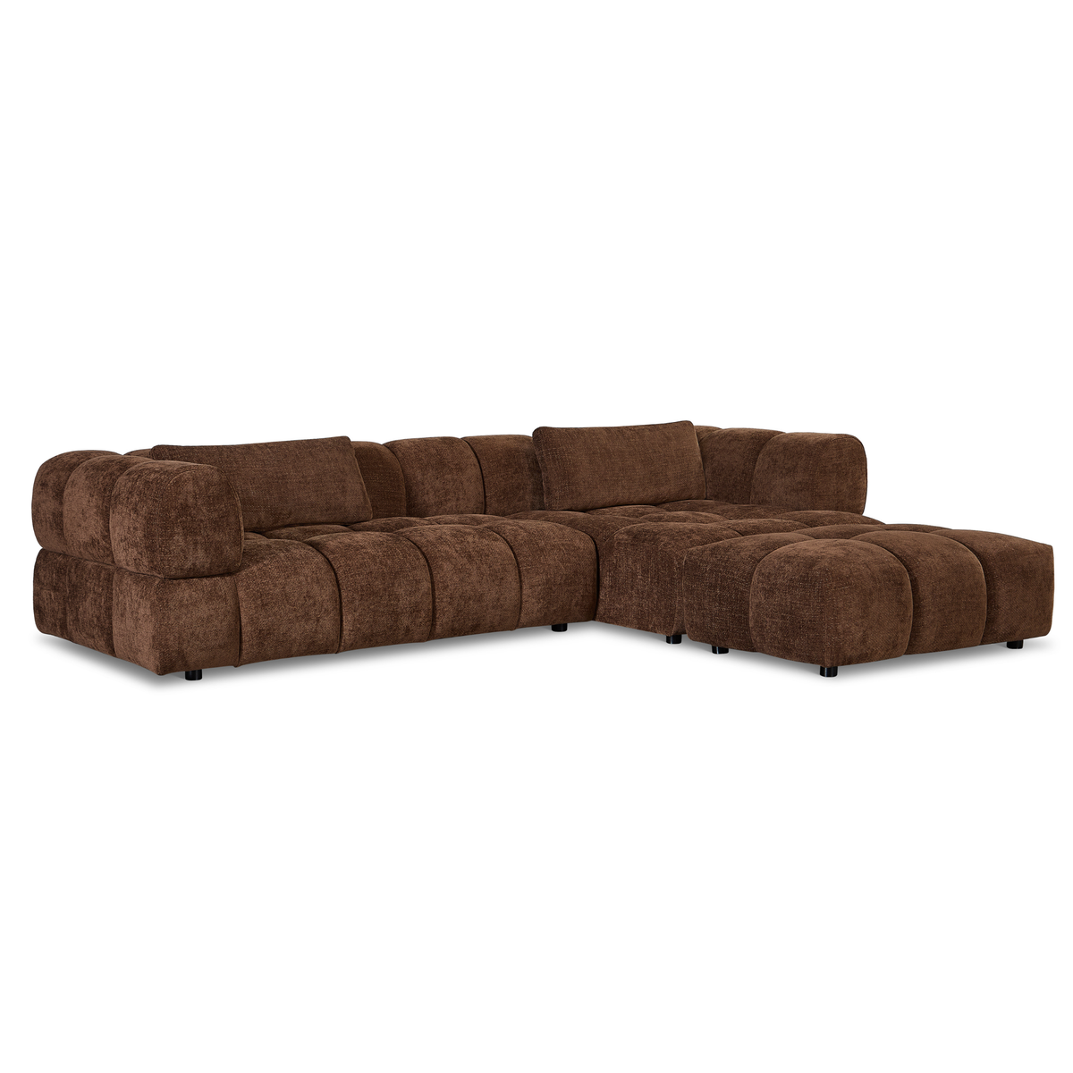 Hoekbank Sofia - Choco rechts