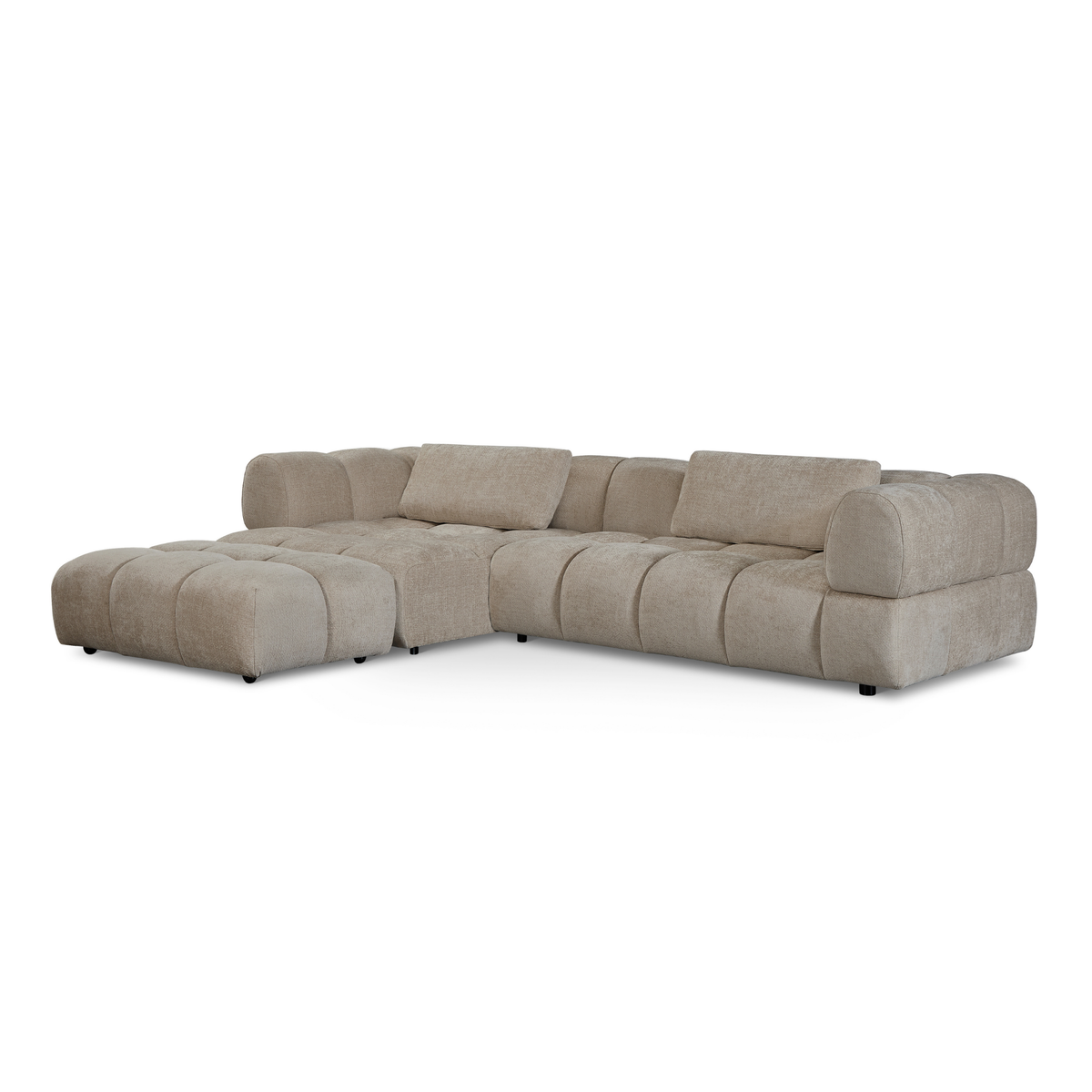 Hoekbank Sofia - Beige links