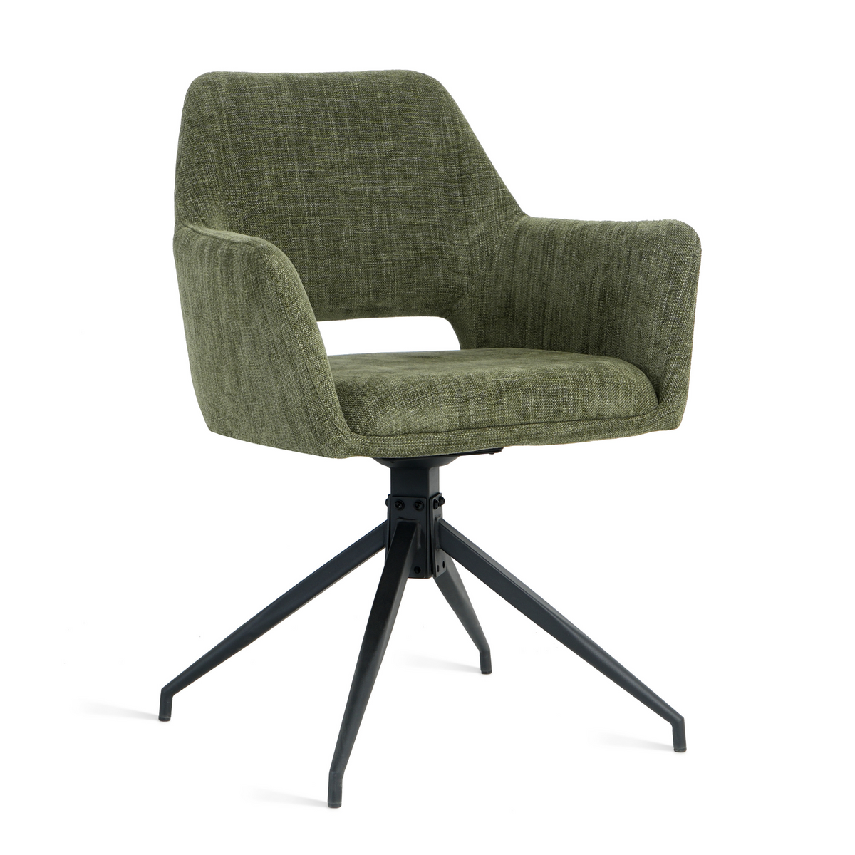 Eetkamerstoel Tess - Stof Groen – foto 4