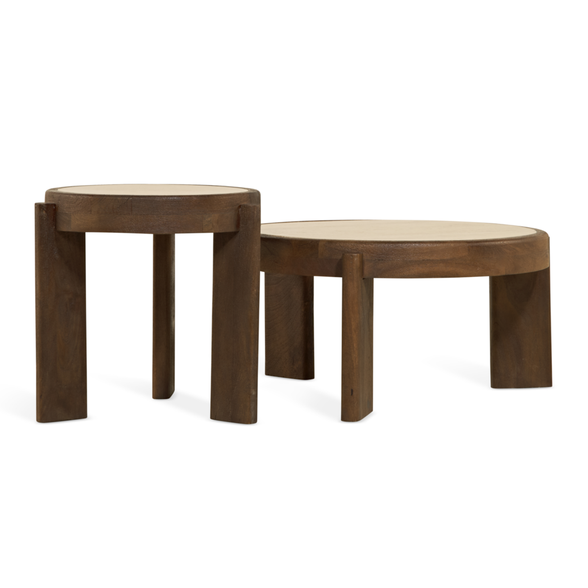 Salontafel Bora - Ø 75 cm Bruin