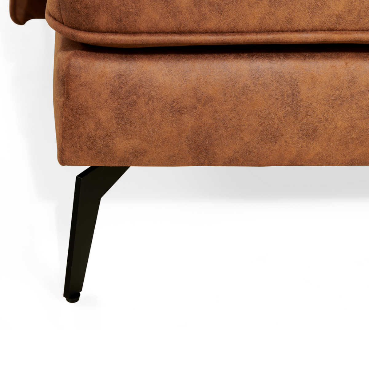 Hoekbank Jackson - Microleder Cognac