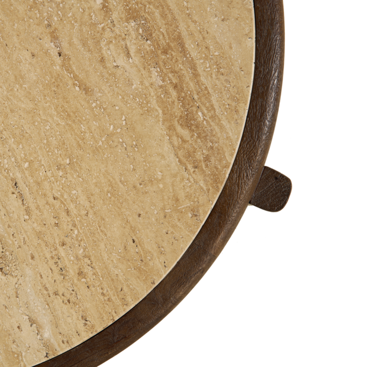 Bijzettafel Bora - Ø 50 cm Bruin