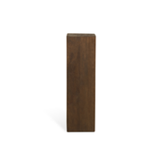 Plantenstandaard Bora - 100 cm Bruin - plantenstandaard van mangohout, vooraanzicht
