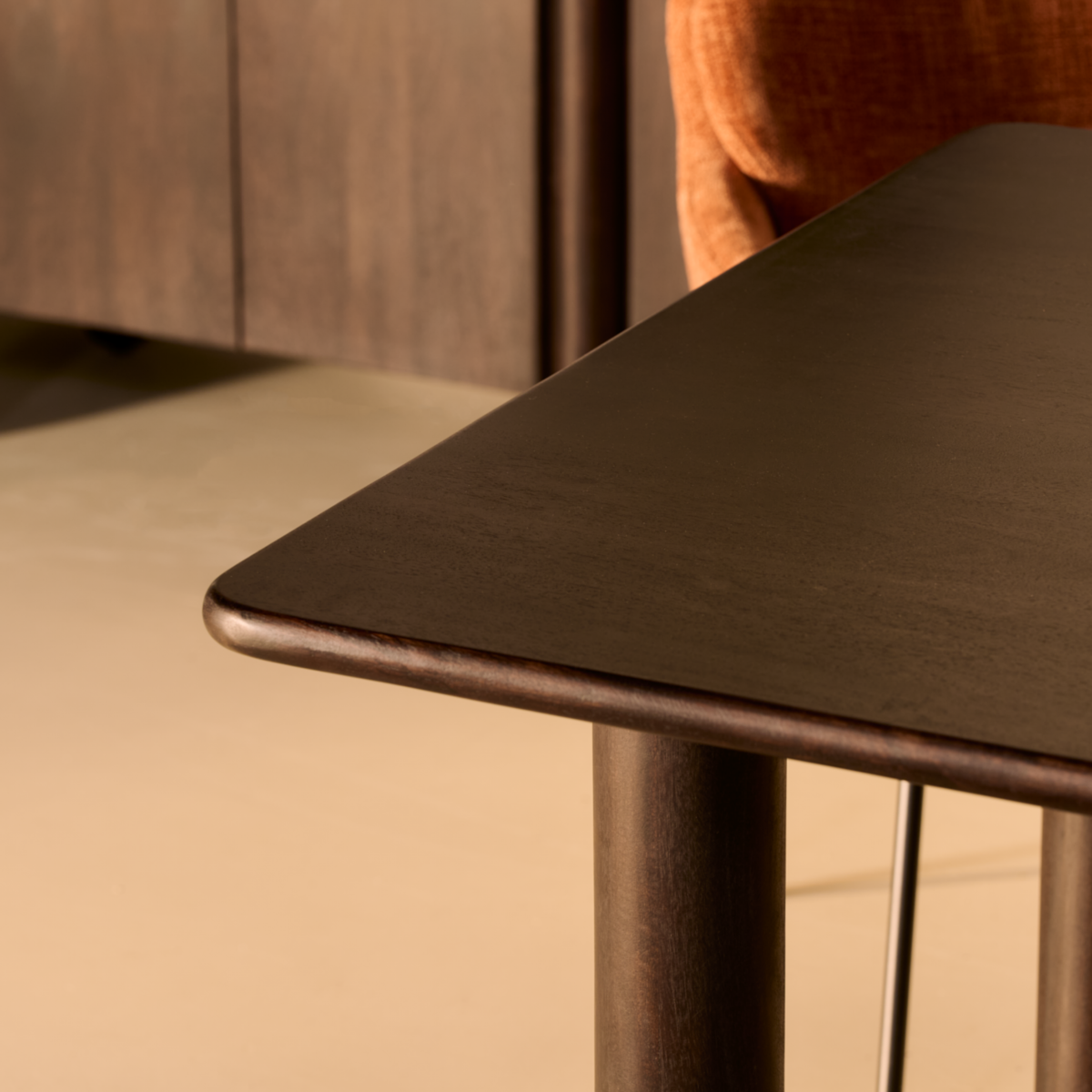 Eettafel Rondo - 200 cm Donkerbruin