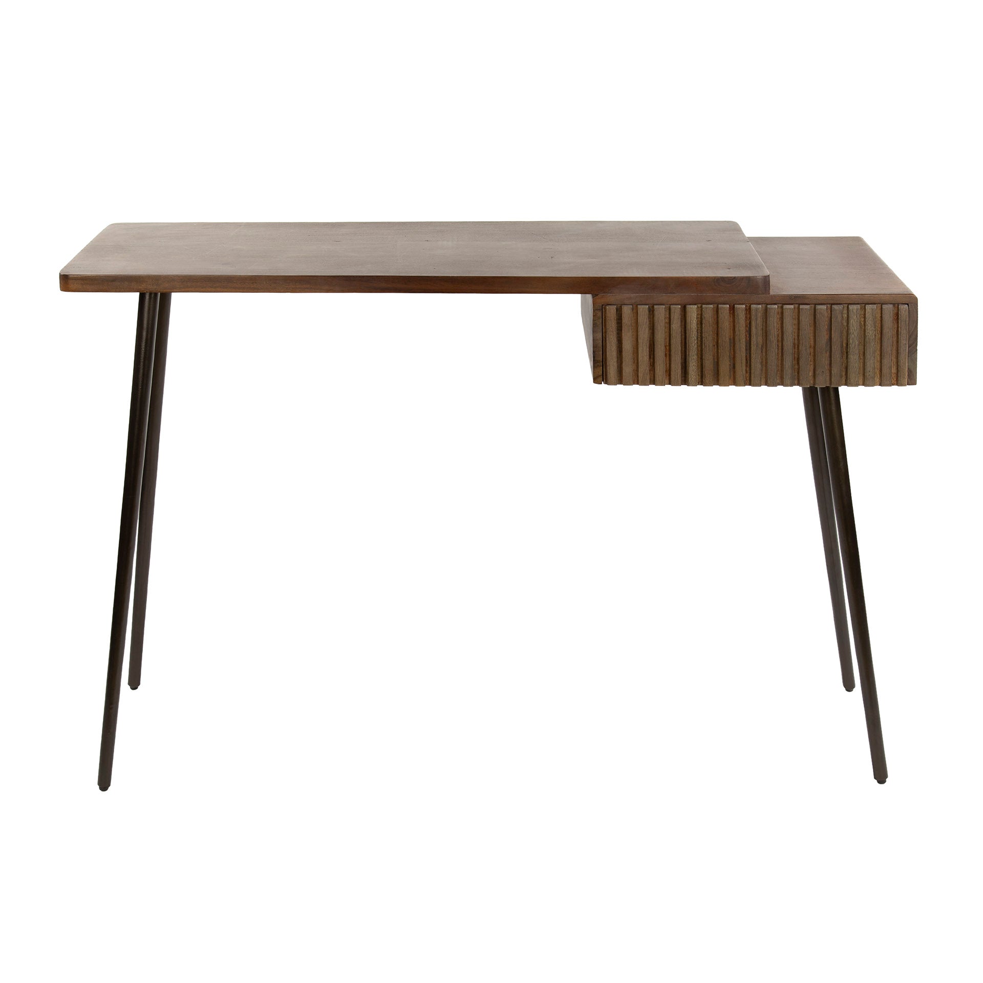 Hal Kaptafel Carve 1 Lade Massief Acacia Bruin